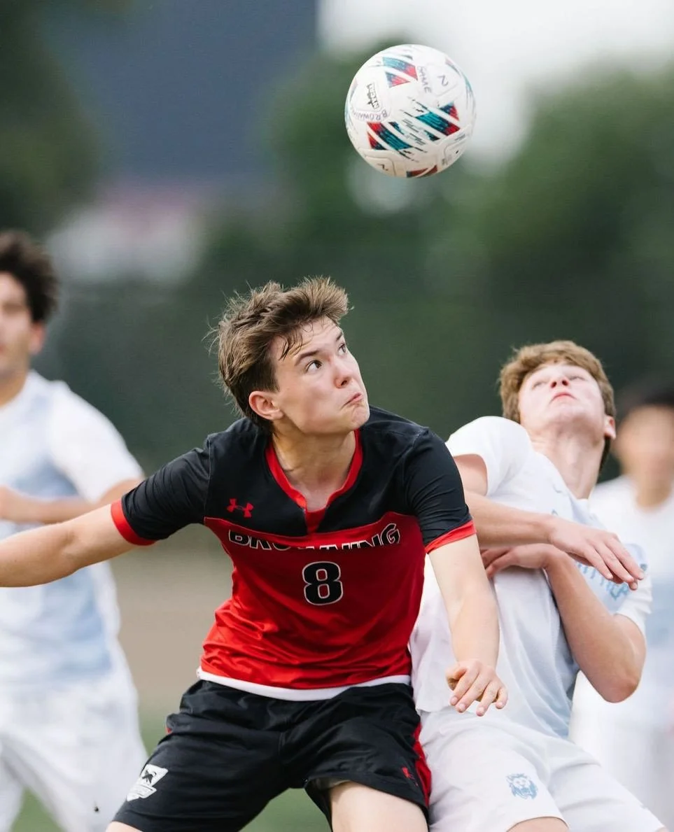 Strong Showing from Varsity Soccer! ⚽⁠
⁠
The team turned up the intensity with back-to-back wins: 2-1 over L&eacute;man and 5-3 against Calhoun! Oscar S. &rsquo;26 led the charge with four goals across both matches, while William S. &rsquo;26 was a f