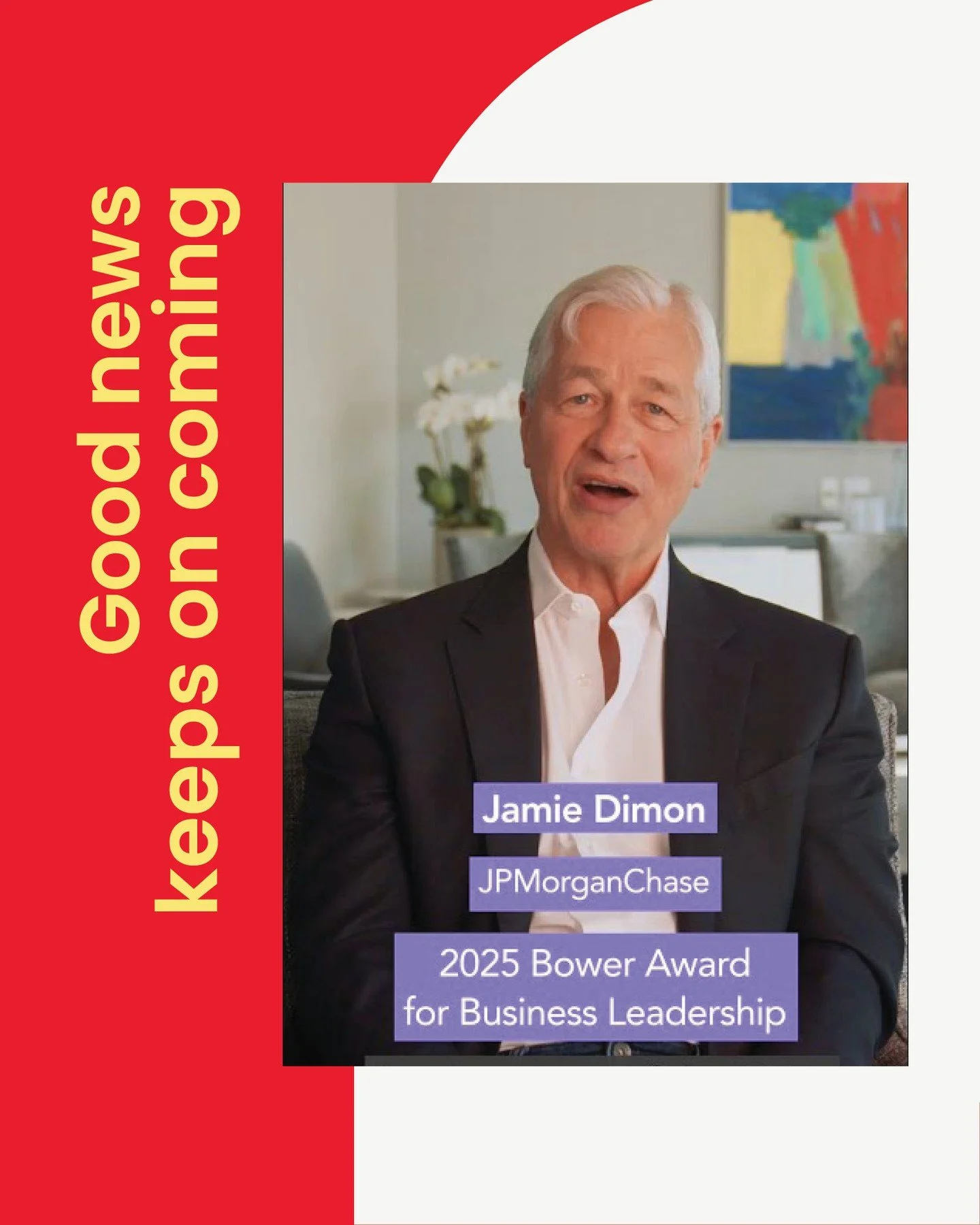 Congratulations to Jamie Dimon ’74, recipient of the 2025 Bower Award for Business Leadership from The @FranklinInstitute. This prestigious national honor recognizes extraordinary vision, integrity, and impact in business leadership—award