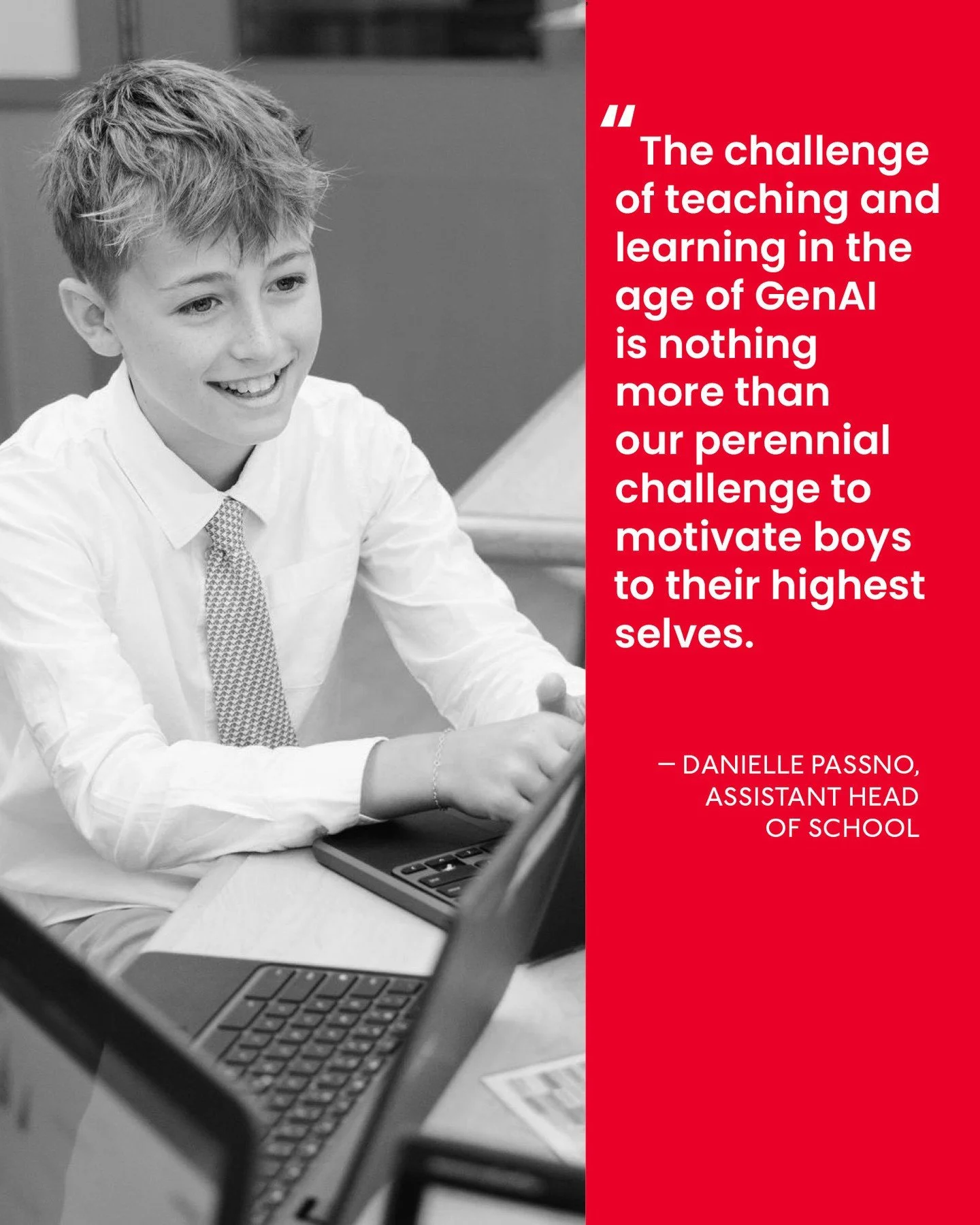 Studentship in the Age of AI! ✍️
Assistant Head of School Ms. Passno reflects on how Browning is guiding boys to use AI thoughtfully—upholding integrity, curiosity, and purpose in an era when shortcuts are just a click away.
Read the late