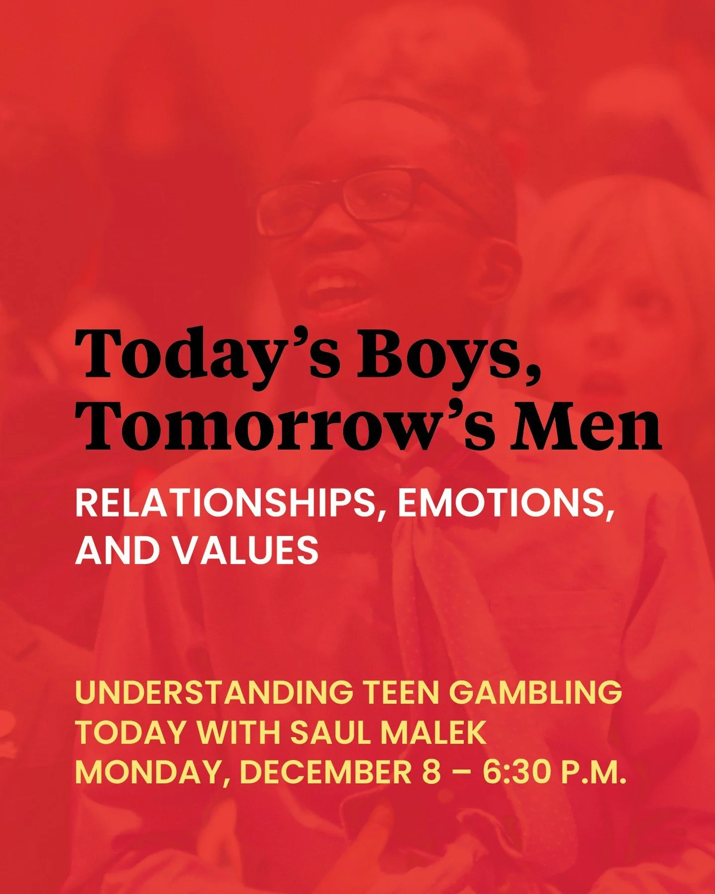 Browning&rsquo;s next Speaker Series event! 🗣️⁠
⁠
Join us to hear from @SaulMalekSpeaking, a leading speaker on gambling addiction prevention whose work has been featured by The NY Times, NPR, PBS, and more. He has presented at schools, national con