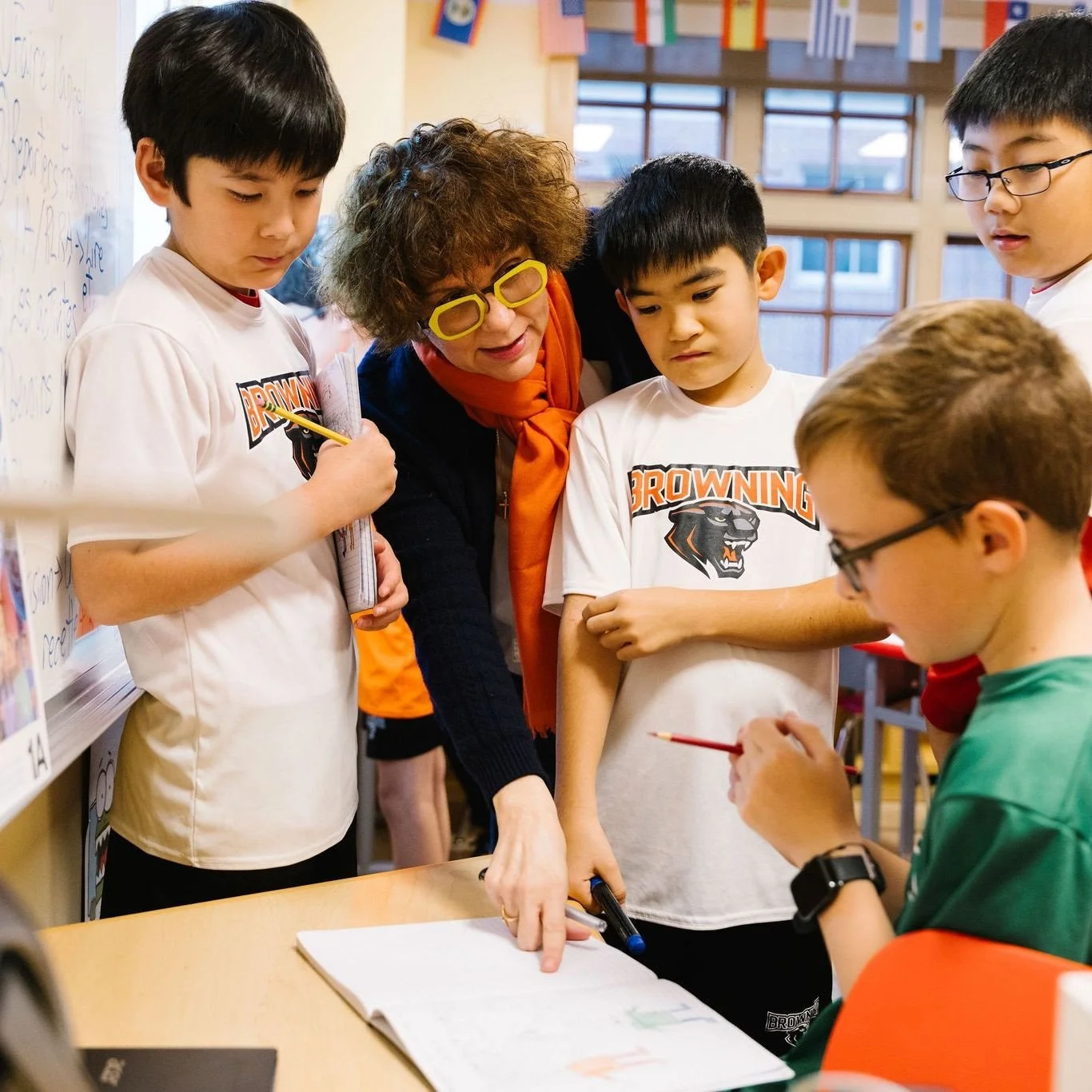 As part of Browning&rsquo;s reimagined 62nd Street campus, the new Lower School Language Classroom is a dedicated home for French and Spanish instruction.⁠
⁠
The space immerses boys in vocabulary and culture through vibrant visuals and environmental 