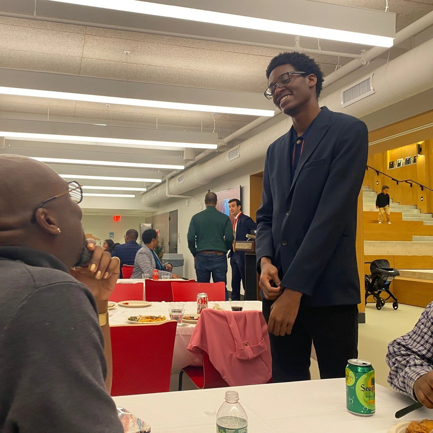 Our second annual Black Student Union Family Dinner brought together students, faculty, and prospective families for an evening honoring culture, connection, and community. ⁠
⁠
After tours of our new Upper School building, BSU members introduced them