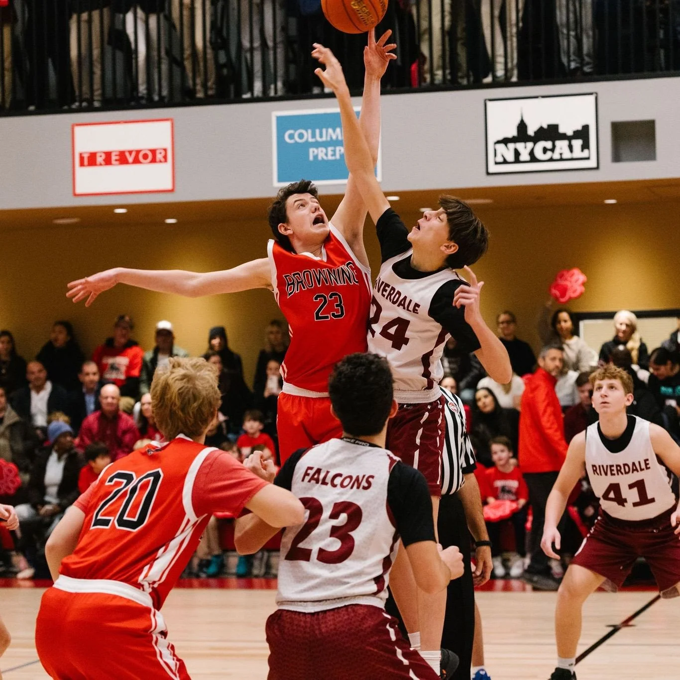 Panther. Pride. Unmatched. 🐾⁠
⁠
We opened our 64th Street Gym with a RED OUT doubleheader, as the JV and Varsity basketball teams faced Riverdale before a roaring crowd. Lower, Middle, and Upper School boys and their families brought incredible ener