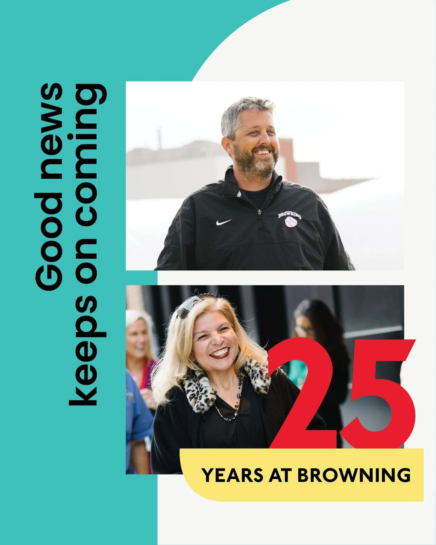We&rsquo;re proud to celebrate two longtime pillars of the Browning community: Andrew West &rsquo;92, Director of Athletics, and Theresa Rodriguez, Director of Operations / Parent Engagement Officer, who are each marking 25 years of dedication and le