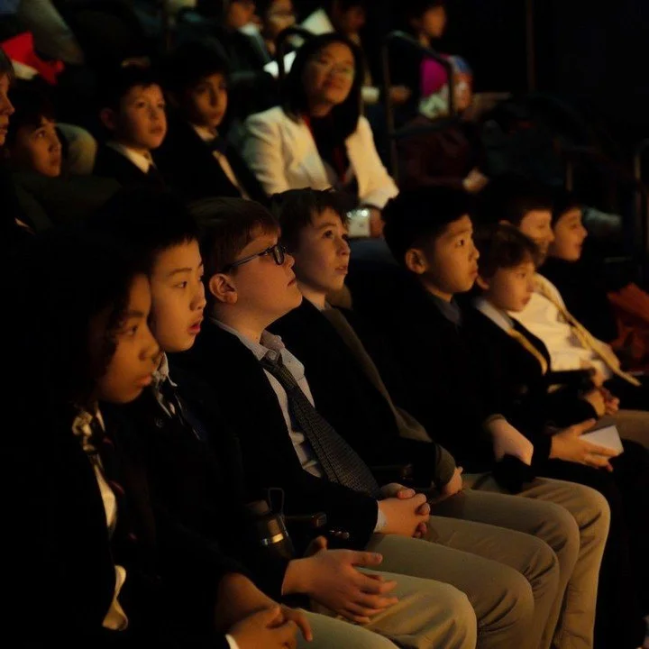 Grade 6 attended a tech rehearsal at @NYLiveArts, where they watched an excerpt from Henning R&uuml;bsam&rsquo;s 'Monarcas.' ⁠
⁠
The trip was made possible by @Vildwerk, a nonprofit dedicated to raising environmental awareness through dance. ⁠The exc