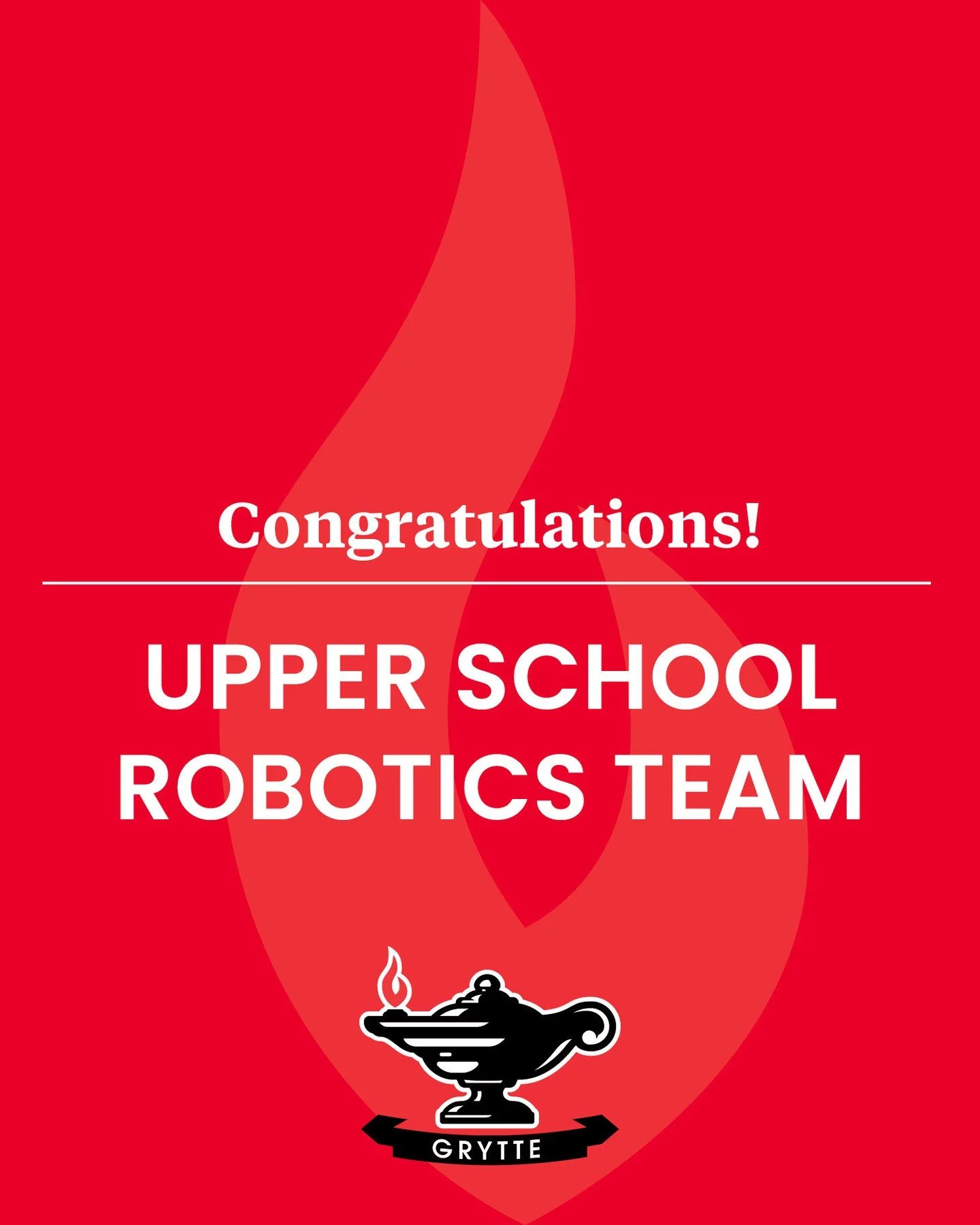 One of our robotics teams, Ultro, had an outstanding performance at its first qualifier of the season! The Upper School boys finished the qualification matches in first place, advanced confidently into the playoffs, and battled their way to the final