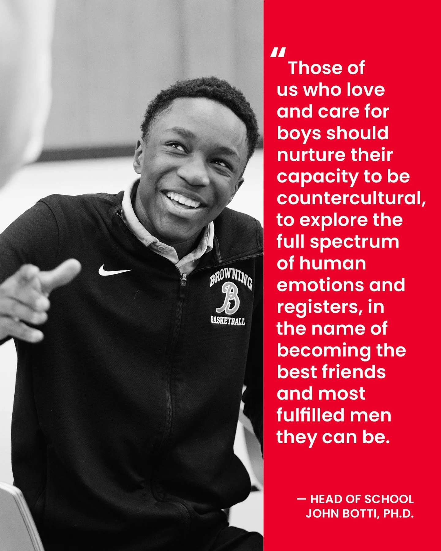 Dr. Botti on Humor and Male Friendship! ✍️⁠
⁠
In his latest blog, our Head School discusses how Browning boys balance humor with heartfelt praise, building trust and authentic connections that support healthy friendships and growing manhood.⁠
⁠
Read 
