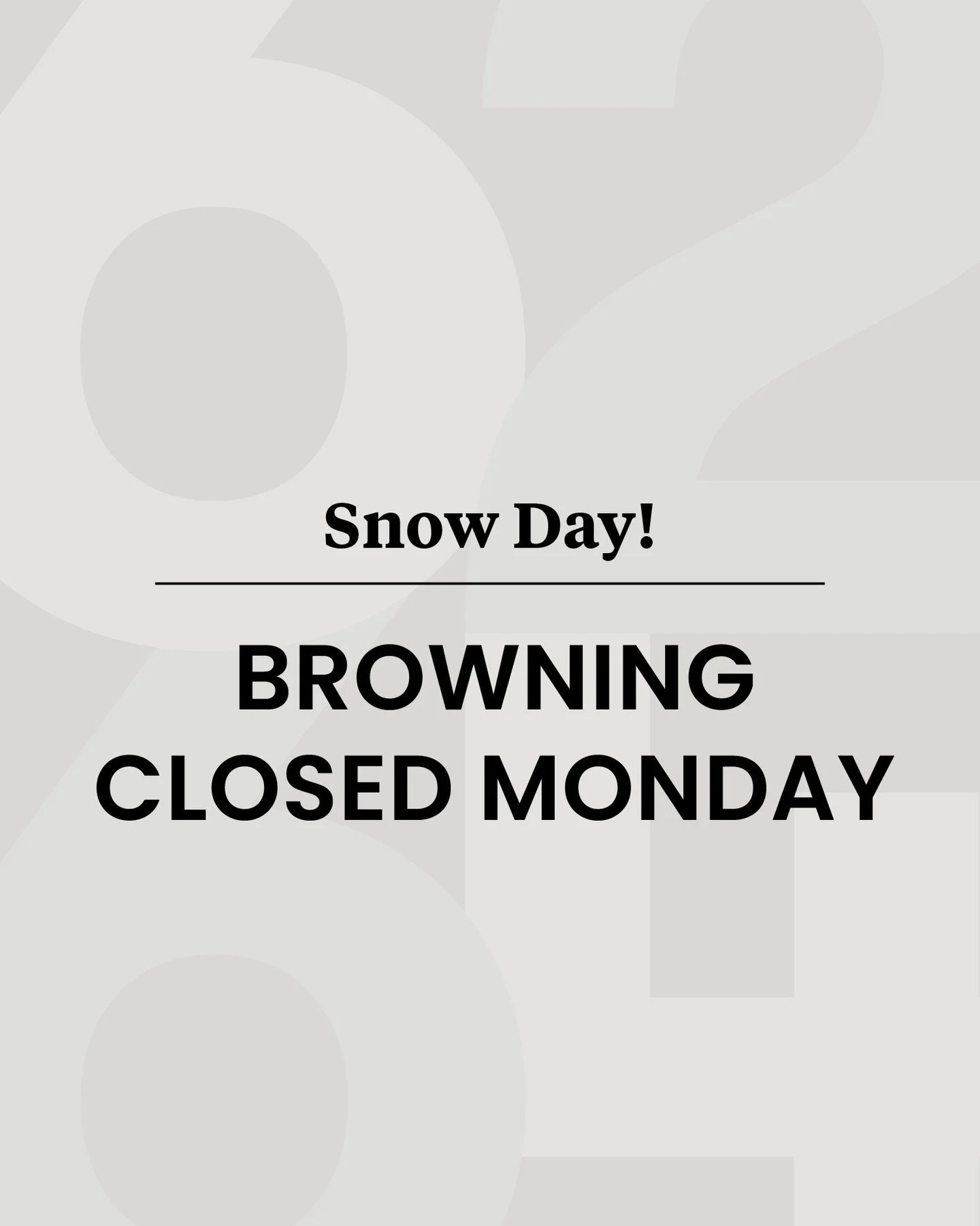 It&rsquo;s official: a traditional Browning Snow Day! School is closed tomorrow, Monday, January 26, due to inclement weather.⁠
⁠
Stay warm, stay safe, and email your snow day photos to grytte@browning.edu so we can share how our Browning community s