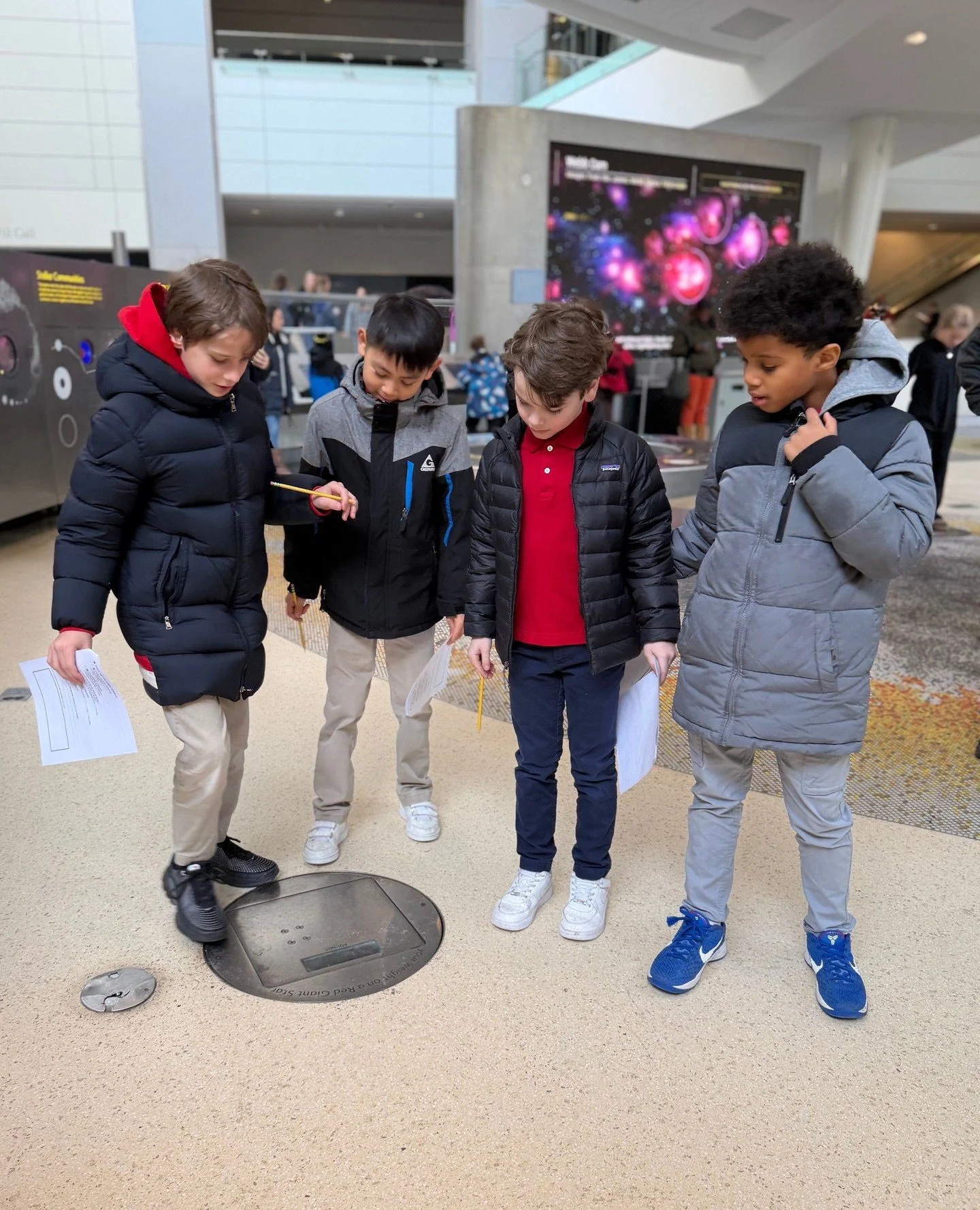 Grade 3 took learning out of the classroom and into the cosmos on a trip to @AMNH!⁠
⁠
In the middle of their solar system unit, the boys have been exploring the eight planets&mdash;learning their unique features and wrapping their minds around the va