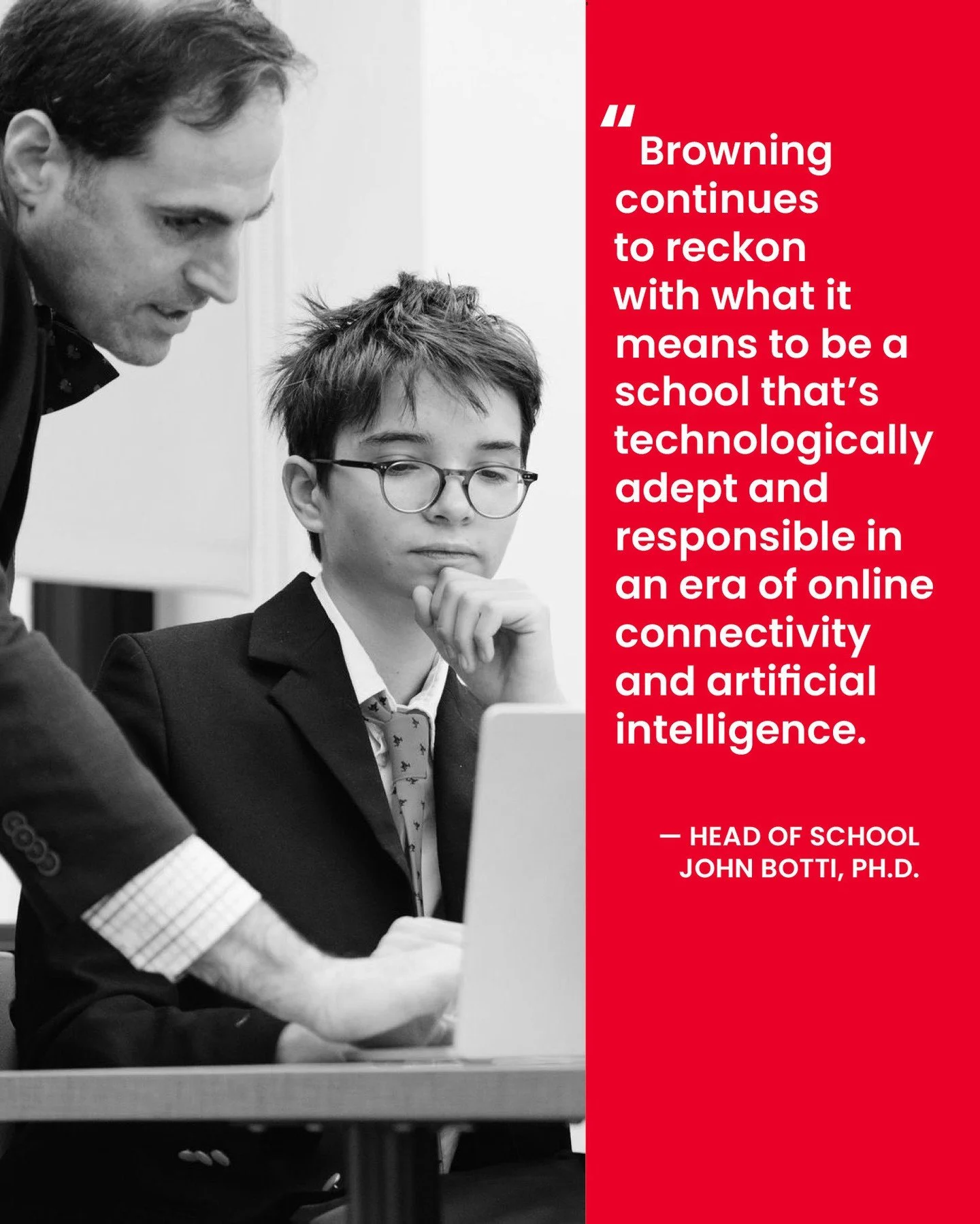 Dr. Botti on Learning and Focus in the Age of AI ✍️⁠
⁠
In his latest blog, our Head School reflects on creating an authentic learning community in a time of accelerating technological change.⁠
⁠
Read Dr. Botti's latest "Margin Notes" at 🔗 