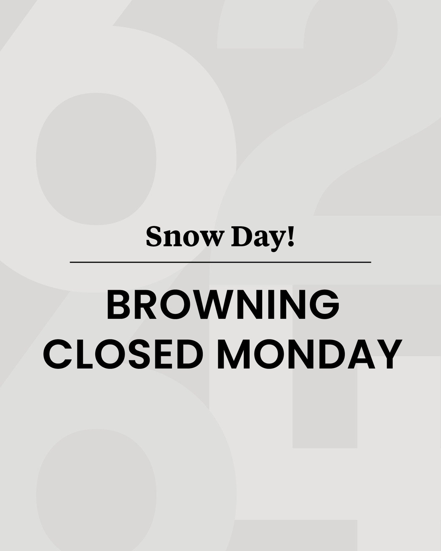 It&rsquo;s official: another traditional Browning Snow Day! School is closed tomorrow, Monday, February 23, due to inclement weather.⁠
⁠
Stay warm, stay safe, and email your snow day photos to grytte@browning.edu so we can share how our Browning comm