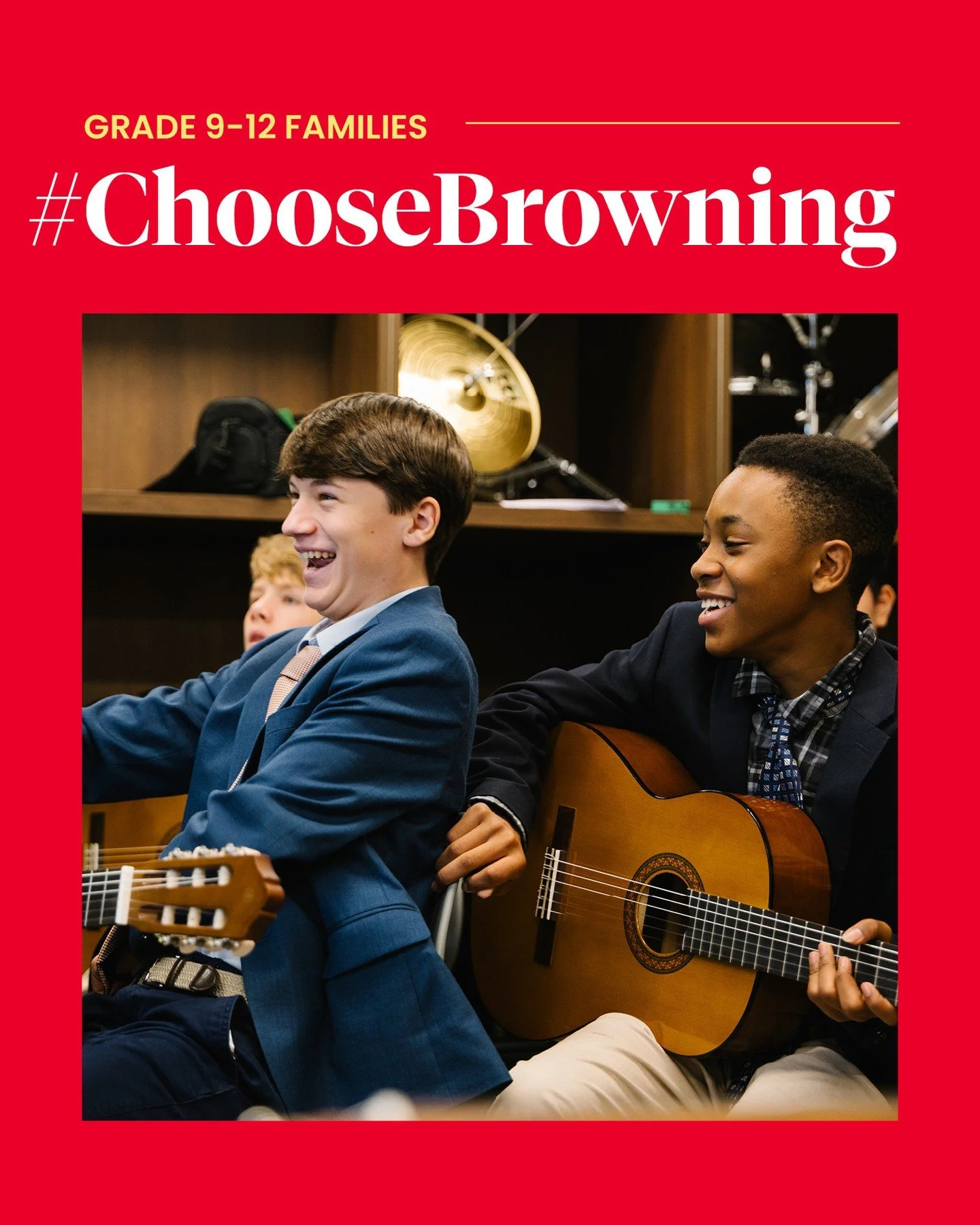 Today's the day! We're so excited to admit families in Grades 9-12 for next year.⁠
⁠
We can't wait for you to join the Panther Pack. 🐾⁠
#ChooseBrowning