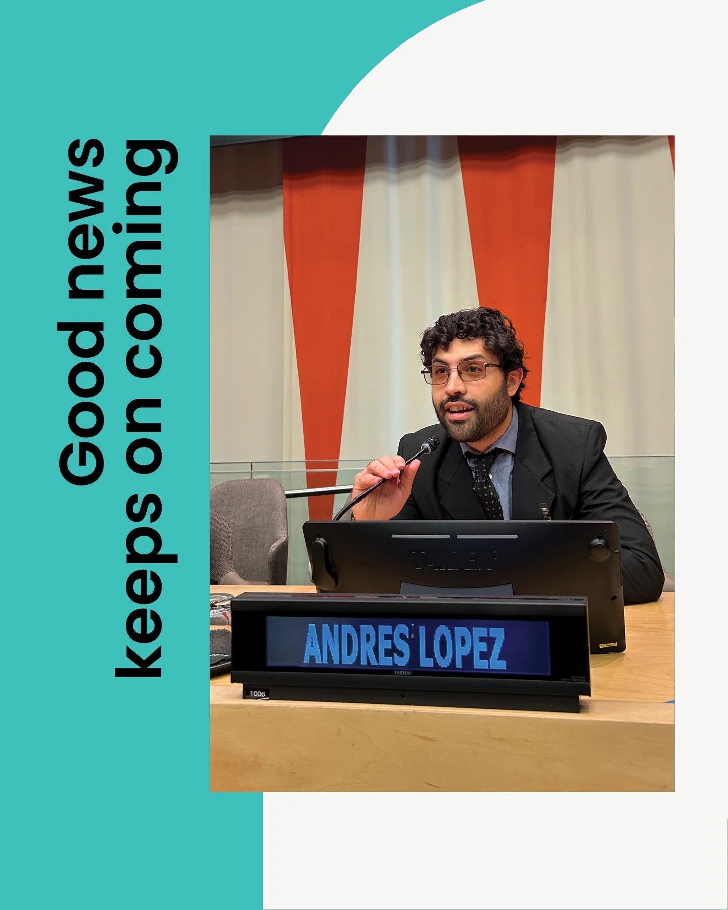Middle School World Language Teacher Andr&eacute;s L&oacute;pez is bringing global collaboration into the classroom!⁠
⁠
Last month, Mr. L&oacute;pez presented an education-based proposal to improve pedestrian safety in NYC at a special forum of the U