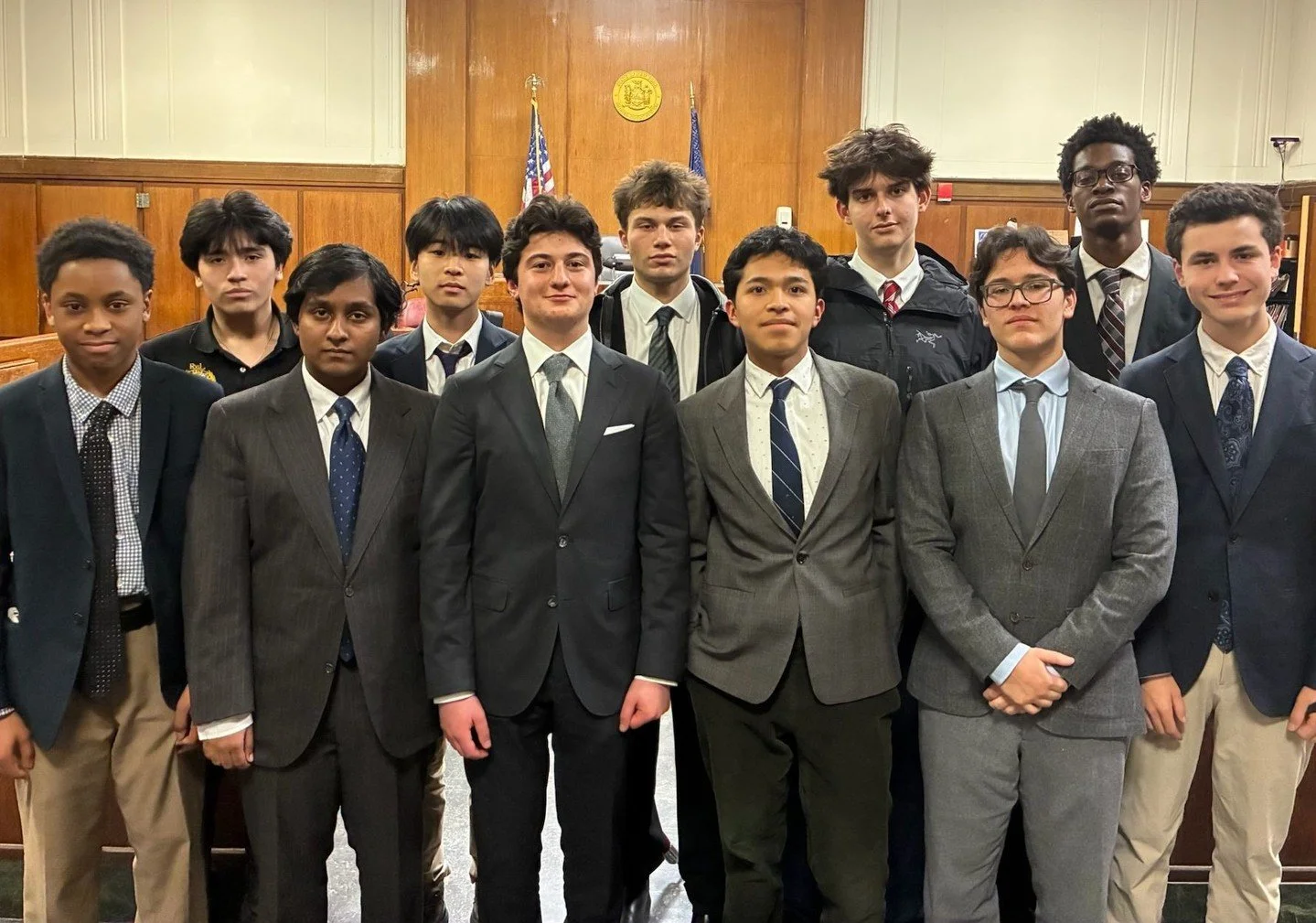Browning Mock Trial is victorious once again! ⚖️⁠
⁠
The presiding judge, who offered thoughtful and practical feedback to both sides, shared that Browning is the best team he has seen in his many years overseeing Mock Trial competitions! With two win