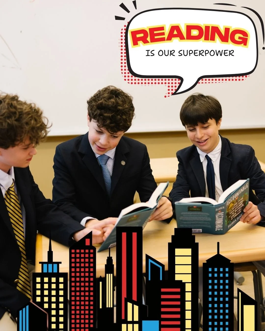 The Book Fair starts tonight! 📚  Join us at Parents Preview Night, featuring Browning parent authors and educators in conversation about role models, courage, and finding what makes each of us extraordinary. Cocktails and shopping to follow.⁠
⁠
Help