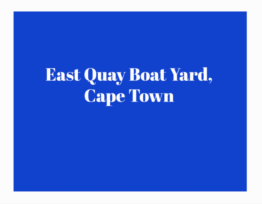 East Quay Boat Yard 