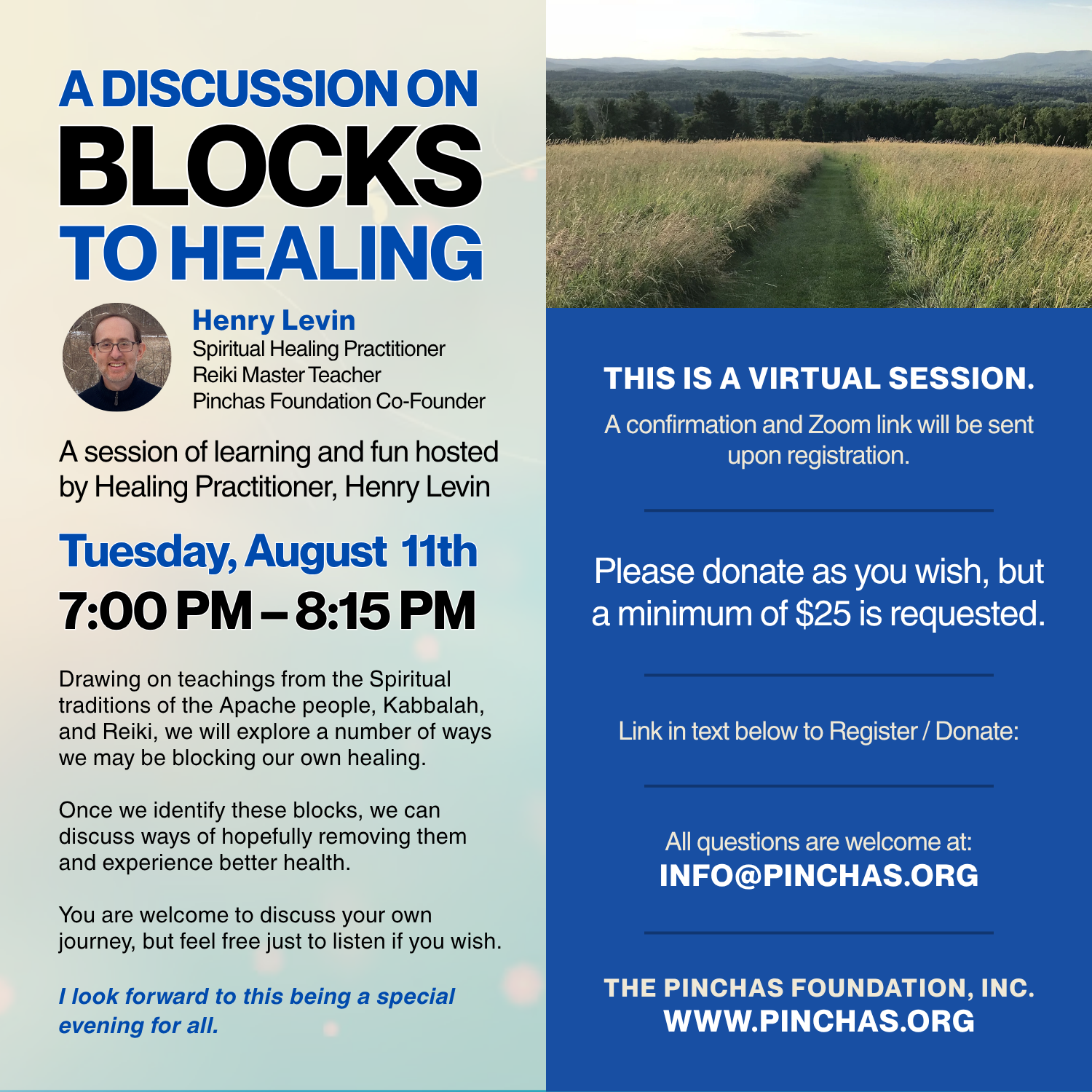 BLOCKS TO HEALING DISCUSSION 