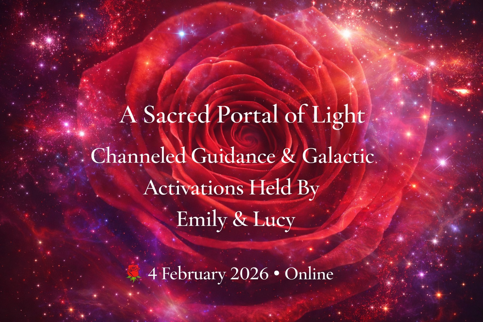 🌹 A Sacred Portal of Light  🌹