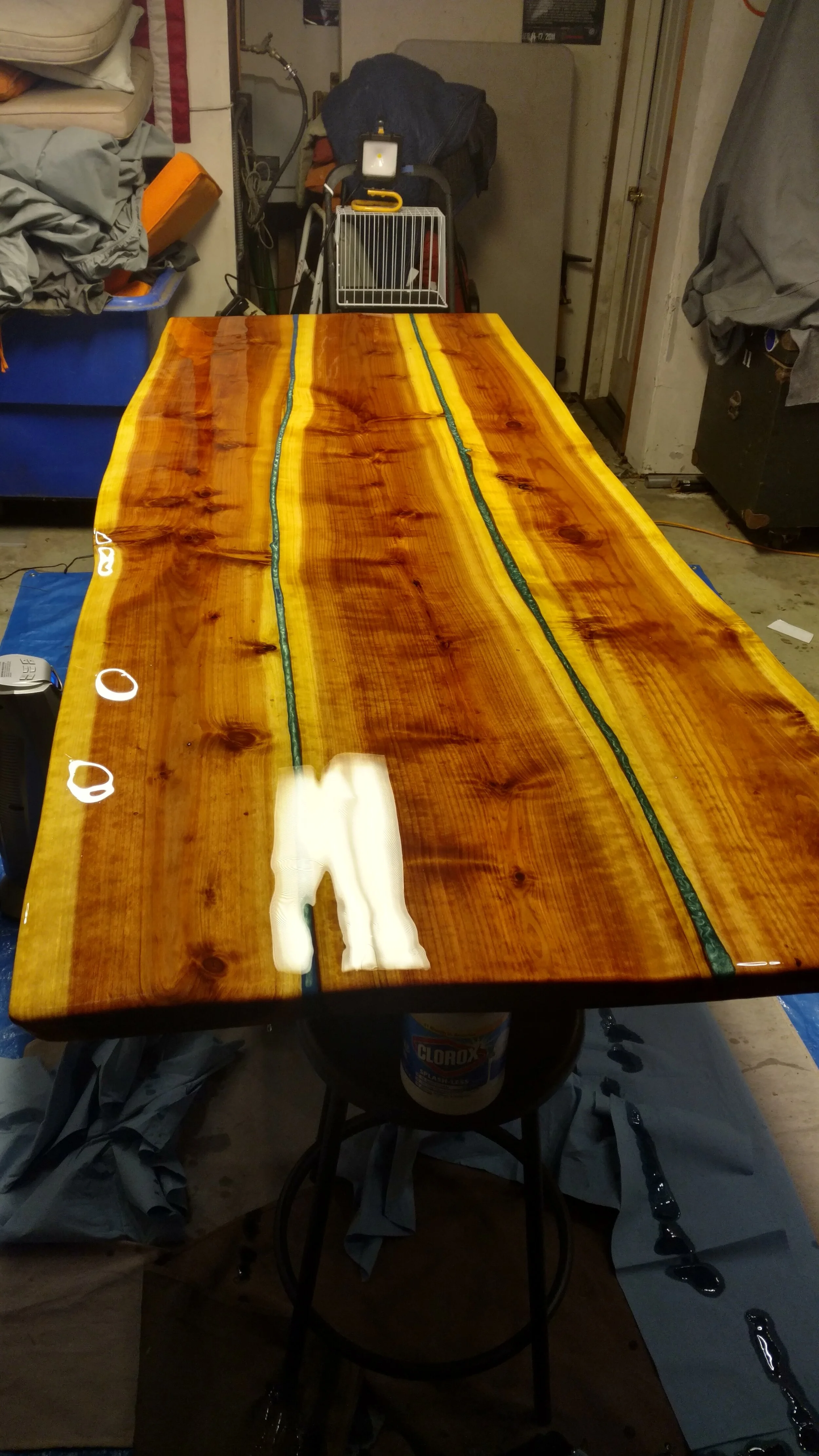 flood coat done