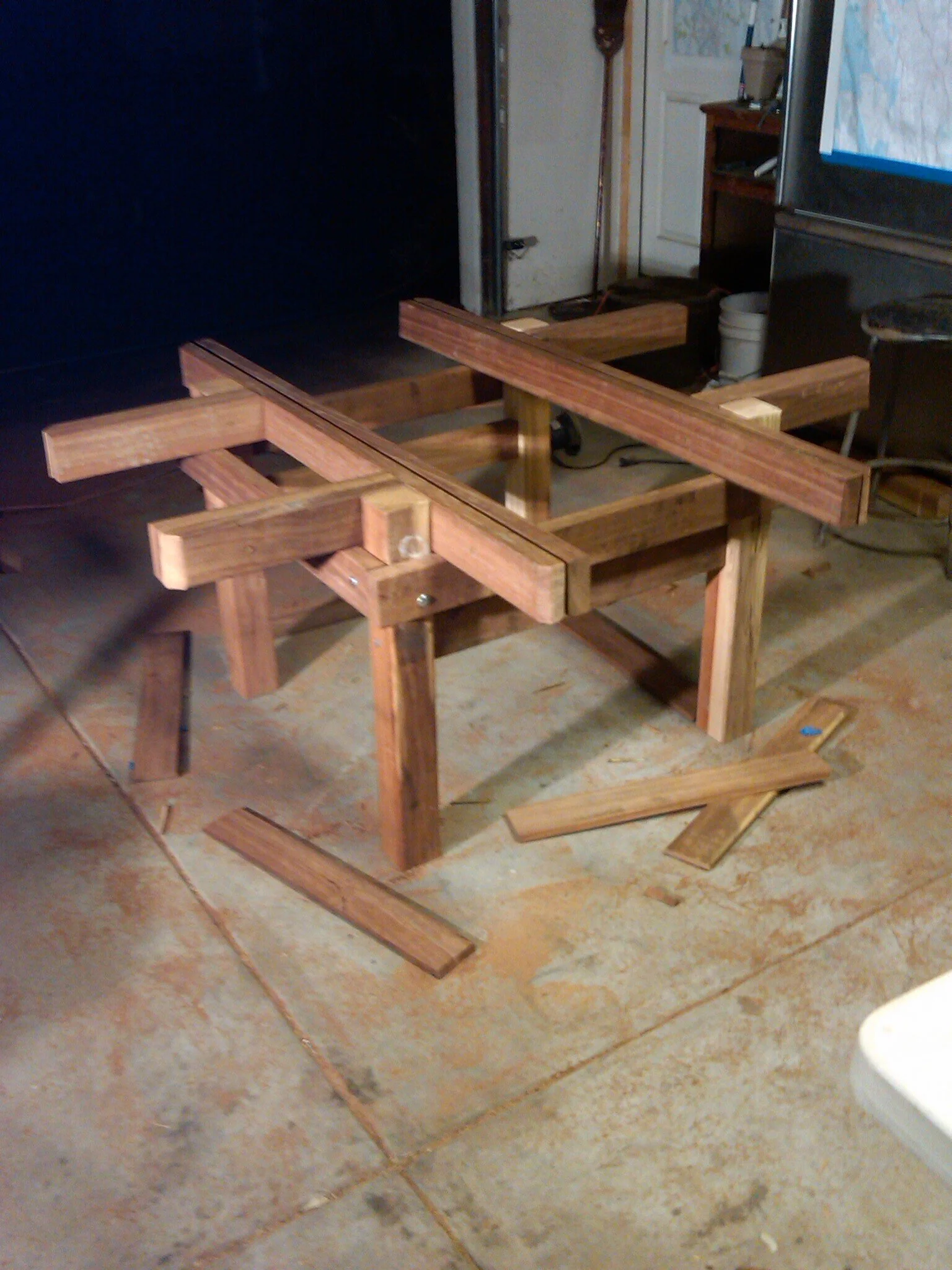 putting together the frame