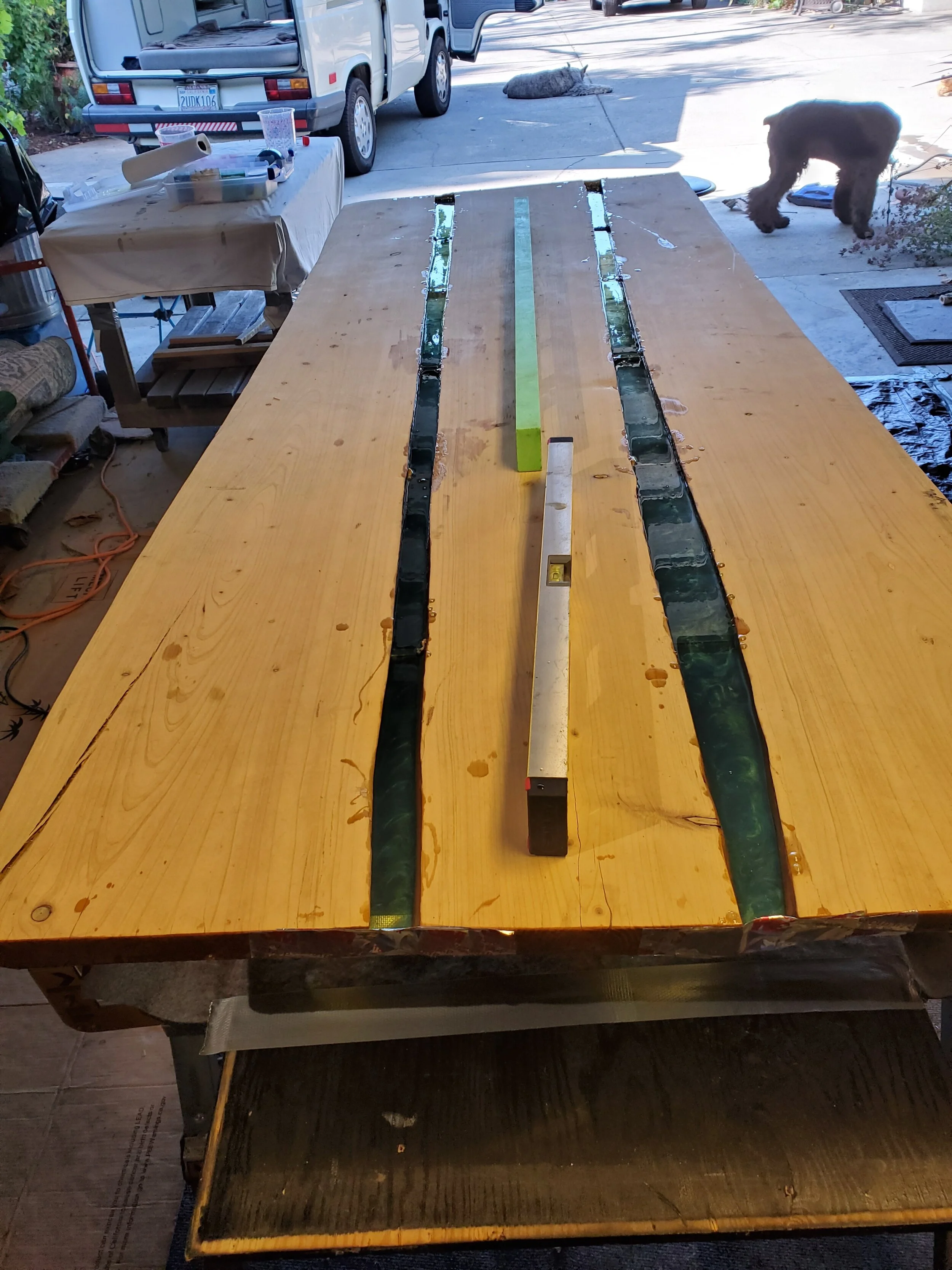 filling the “river”