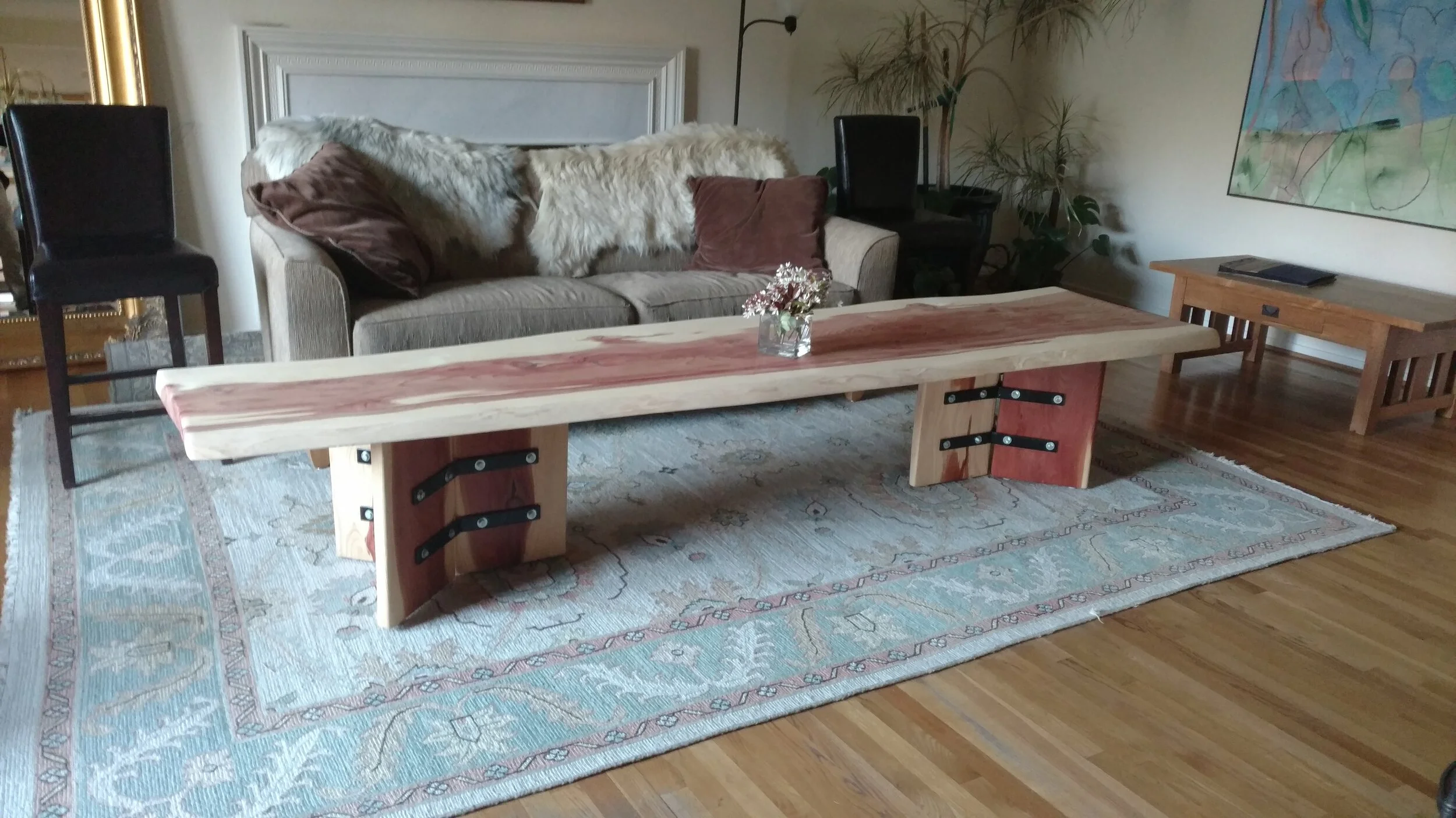 Redwood Coffee Table (available $4000.00)