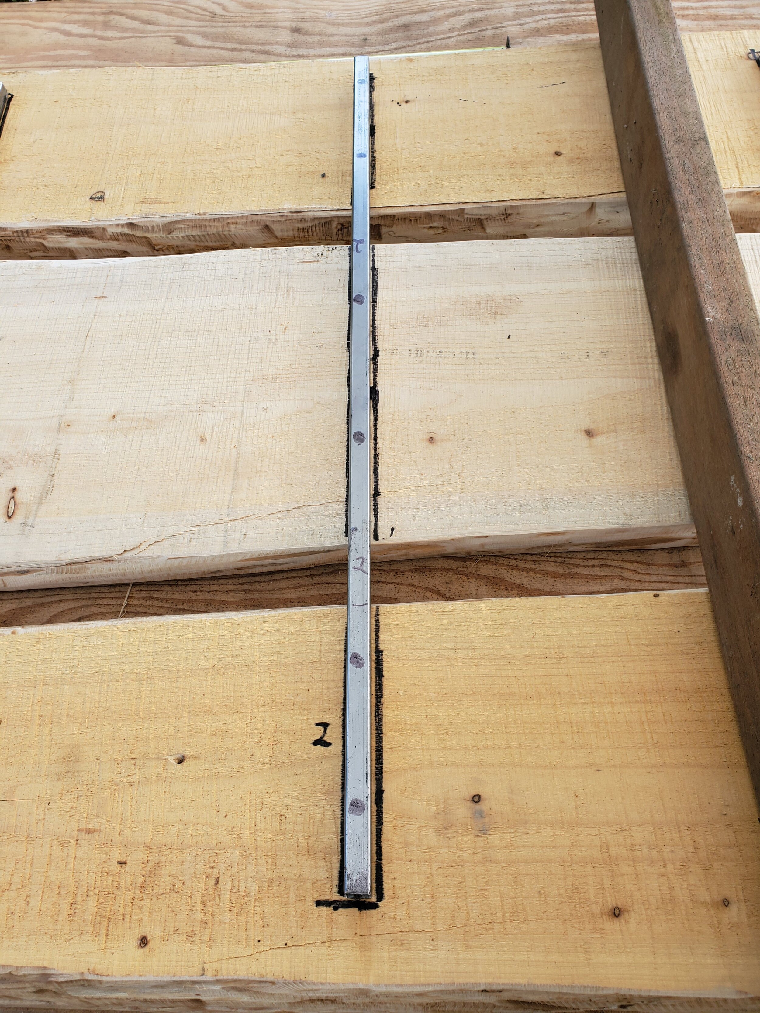 routering in the square tubing slots