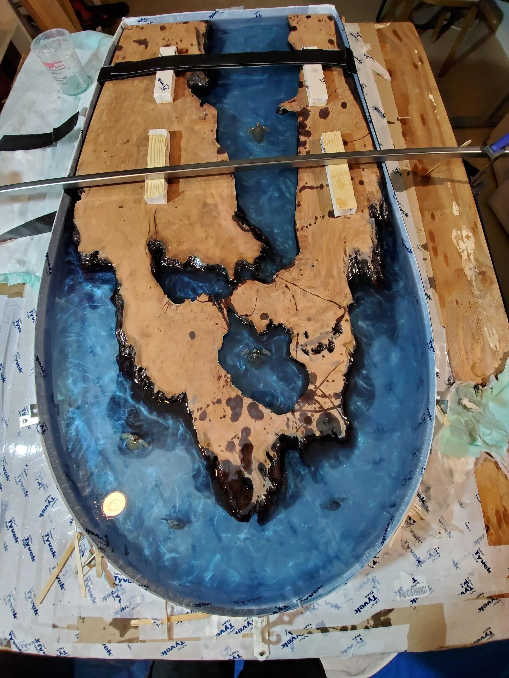 filling the ocean