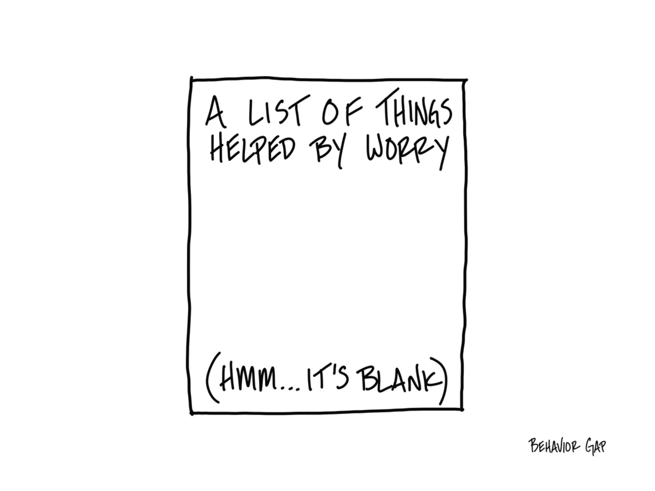 The Worry List