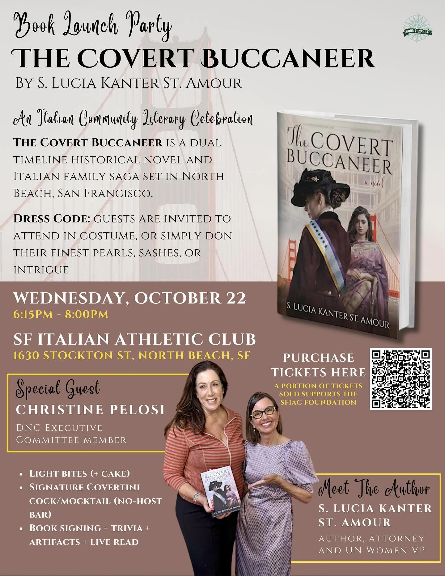 This week! @santaluciasf @christine_pelosi