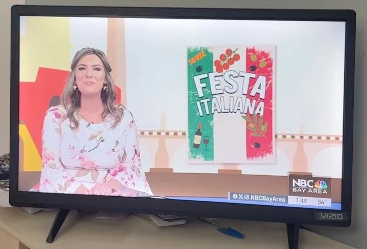 Grazie Millie @nbcbayarea for highlighting Festa Italiana this weekend Sat and Sunday 11am. 🇮🇹🌁