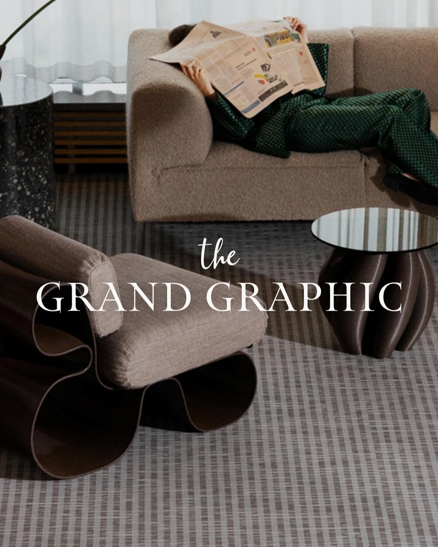 Launching today the NEW Graphic Collection, a completion of timeless warm earth tones, and four refined patterns in various elegant. True classics that are never ordinary. The collection is ideal for high-end interiors requiring both sophistication a