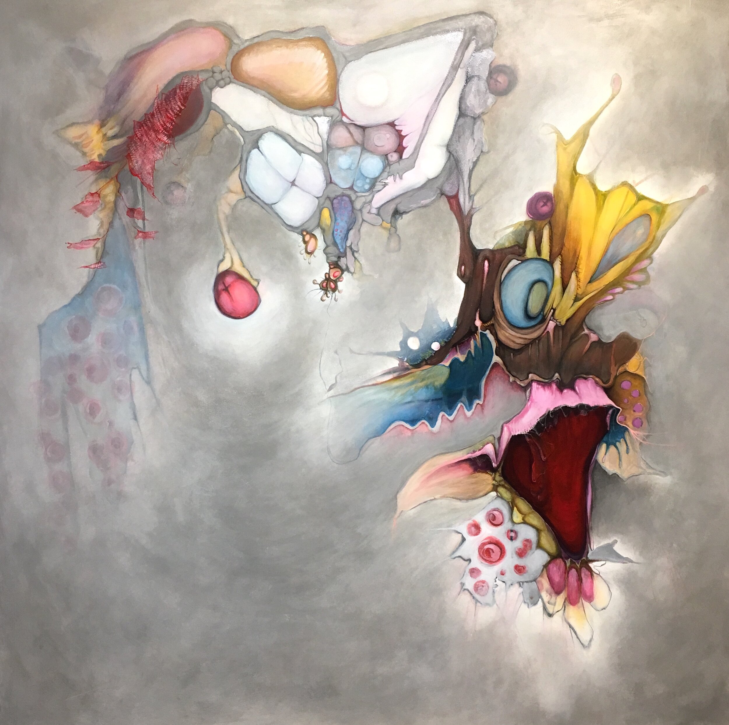 Immeasurable Cocoon - Acrylic on Panel - 36" x 36" - 2015