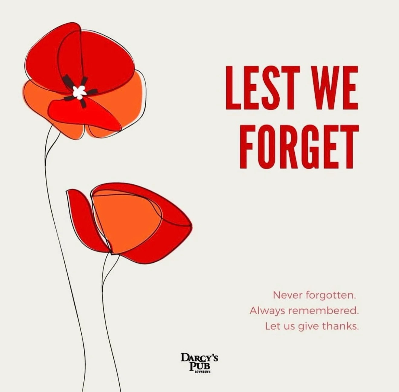 Thank you to everyone who served. Reminder that we offer a 15% discount for those who have served in the military on food, not just today, but all year round. ❤️🪖