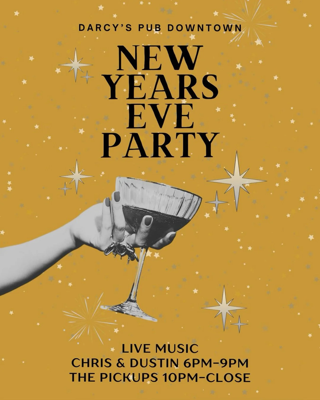 ✨ New Years Eve 🥂

Time for our annual Dec 31st party 🍾 live music with the best to ring in 2026 ❤️&zwj;🔥 

#downtown #victoria #livemusic #gamenights #victoriaevents #musicbingo #coverbands #foodspecial #vicfoodie #viceats #nightlife #weekdayeven