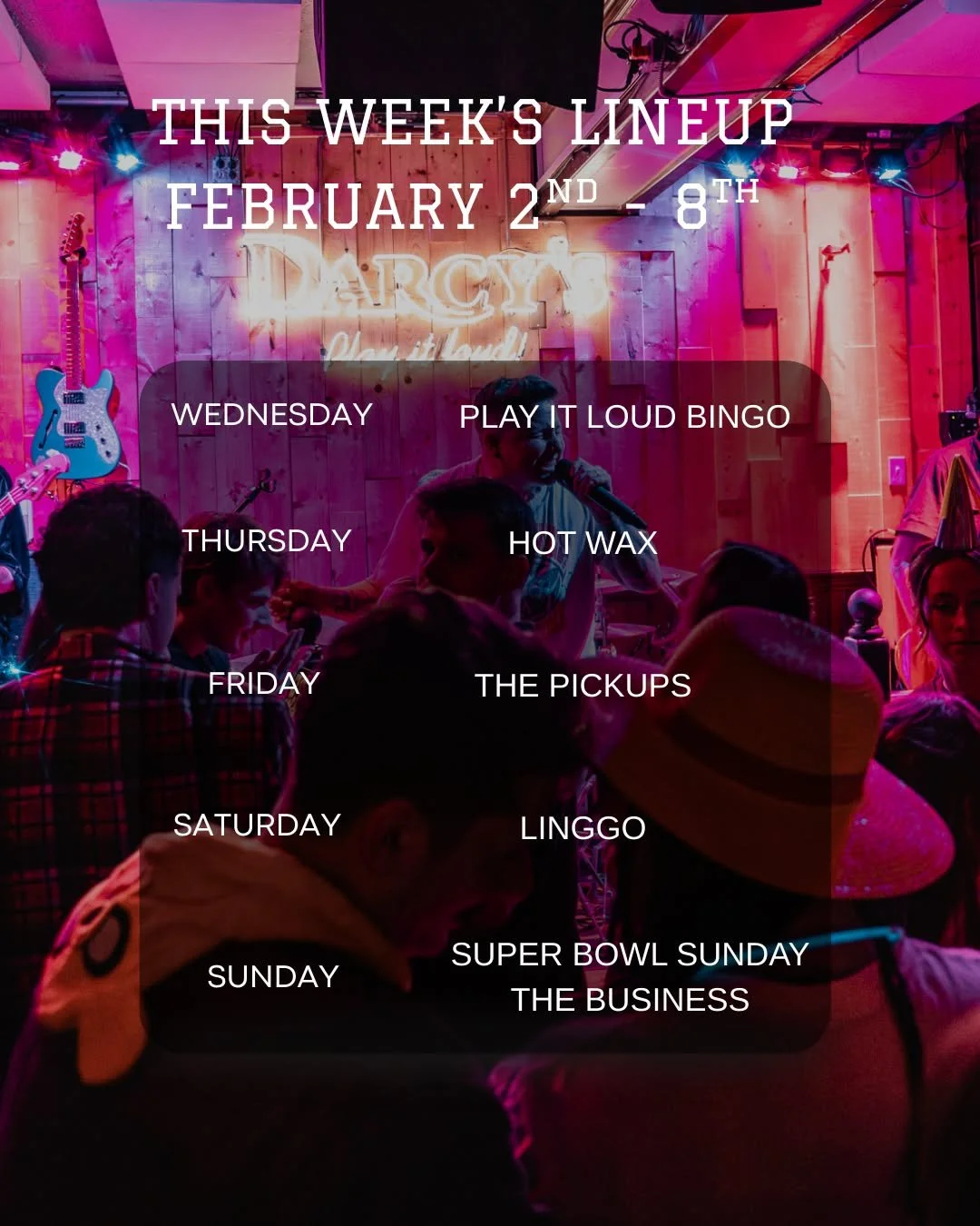 Here we go again!🏈🔊🎶

 #nightlife #nfl #downtownvictoria #soundon #localartists #weekdayevents #yyjeats #happyhour #foodspecial #coverbands #livemusic #musicbingo #victoriaevents