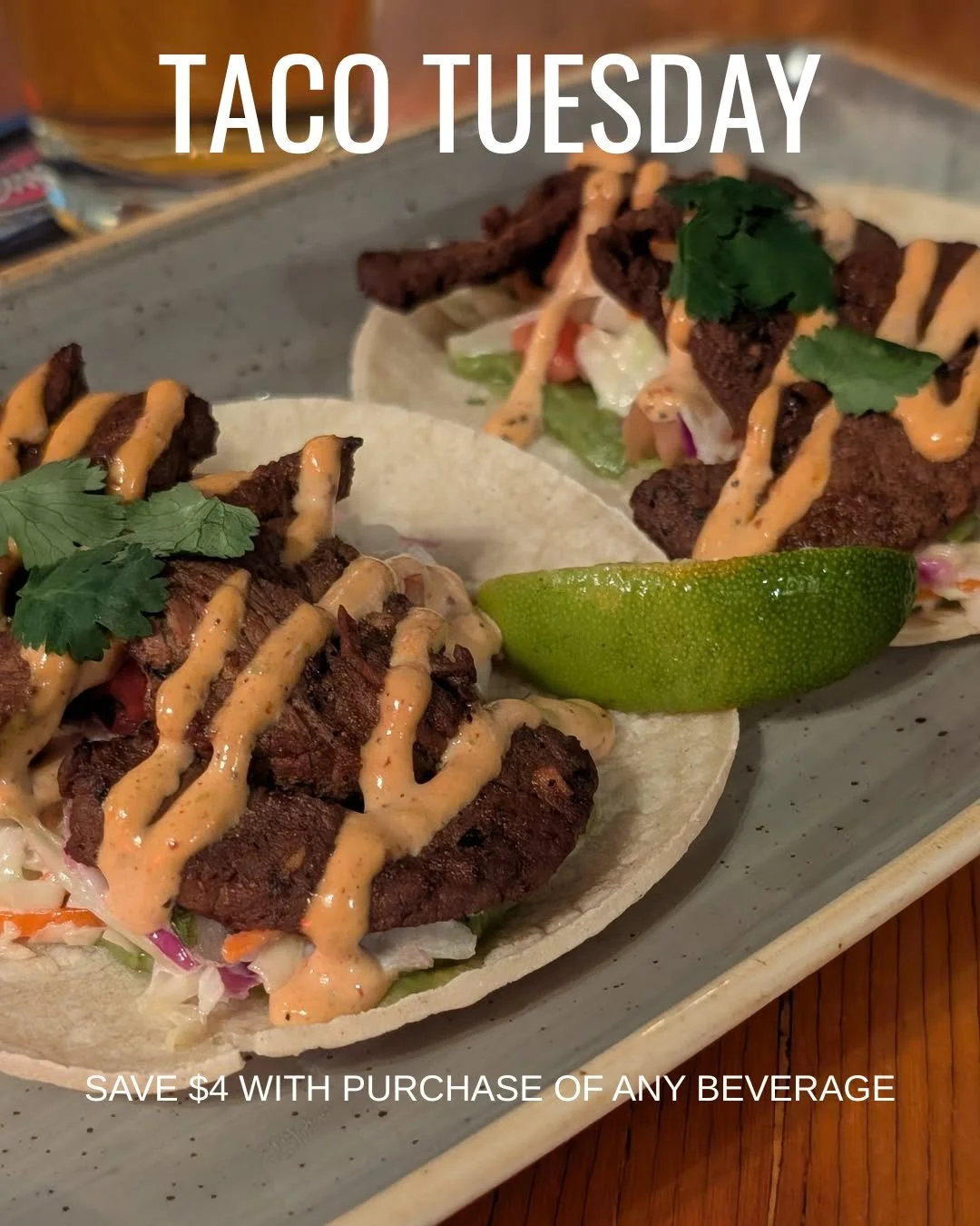peace, love and tacos. $4 off all our tacos every Tuesday🌮

 #yyjeats #weekdayevents #happyhour #foodspecial #victoria #downtown
