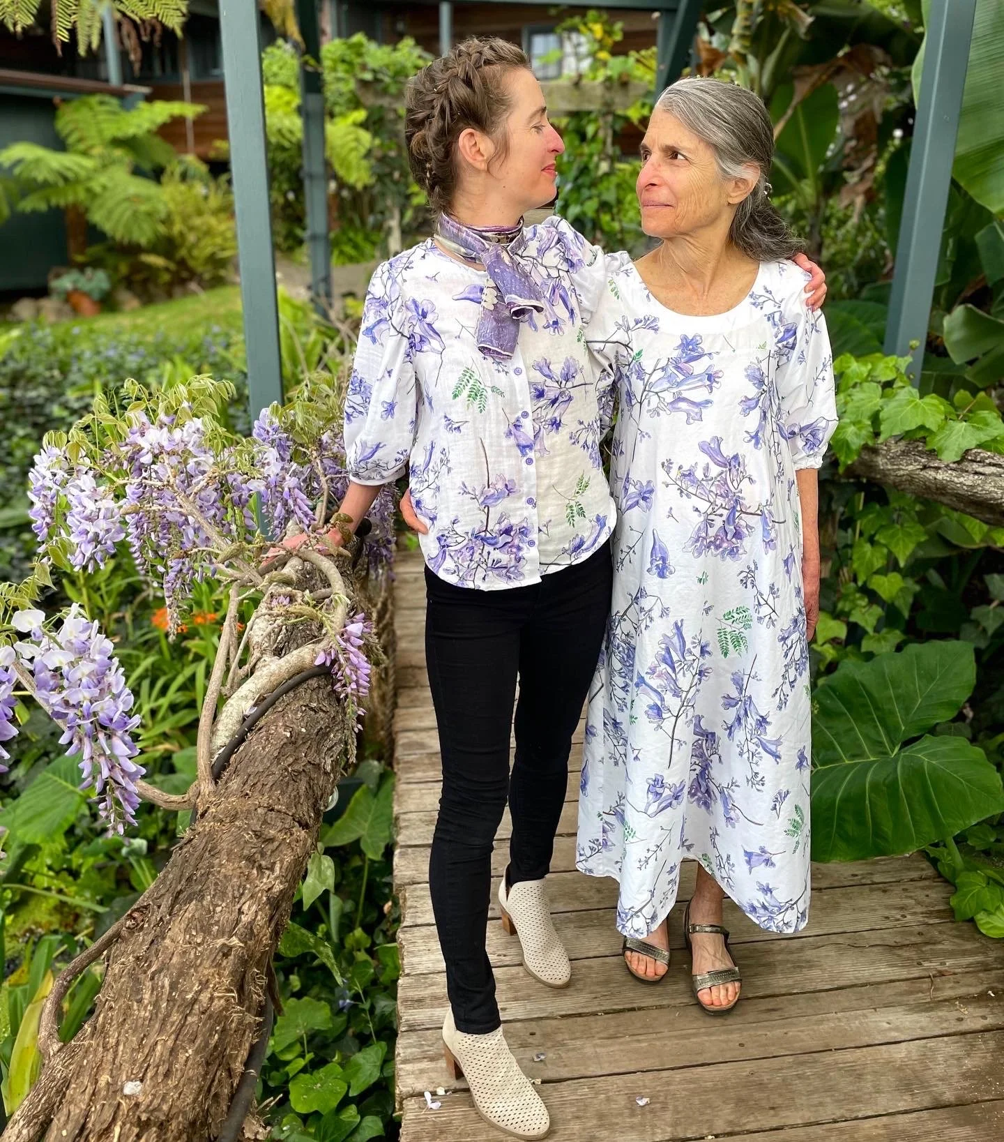 Julia and Mom jacaranda outfits 3.JPG