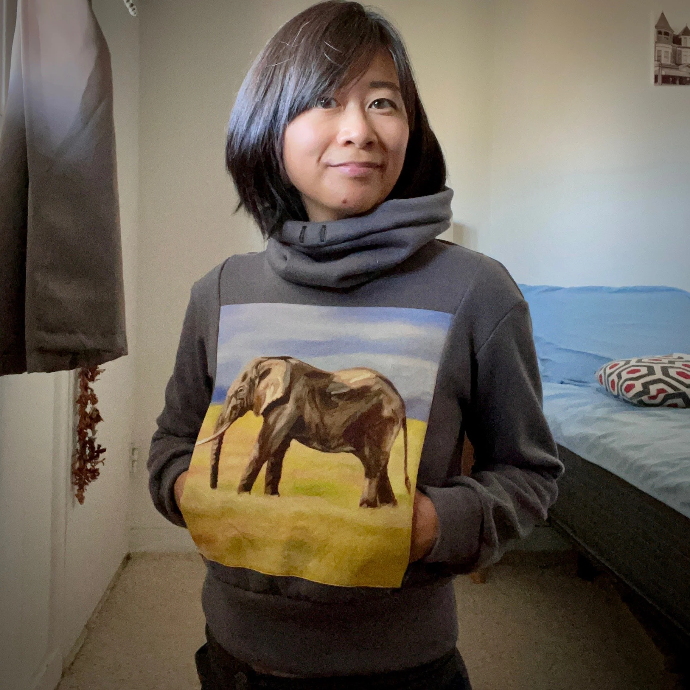 Nancy elephant sweatshirt 1.jpeg