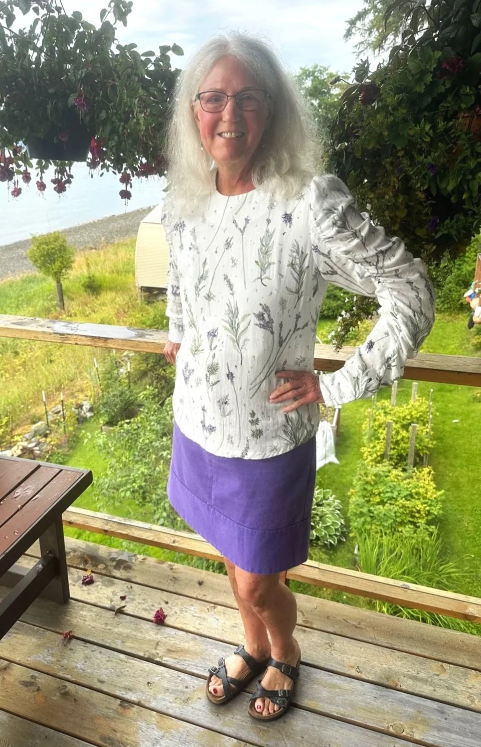 Lavender Watercolor Textile (Fabric by the Yard)