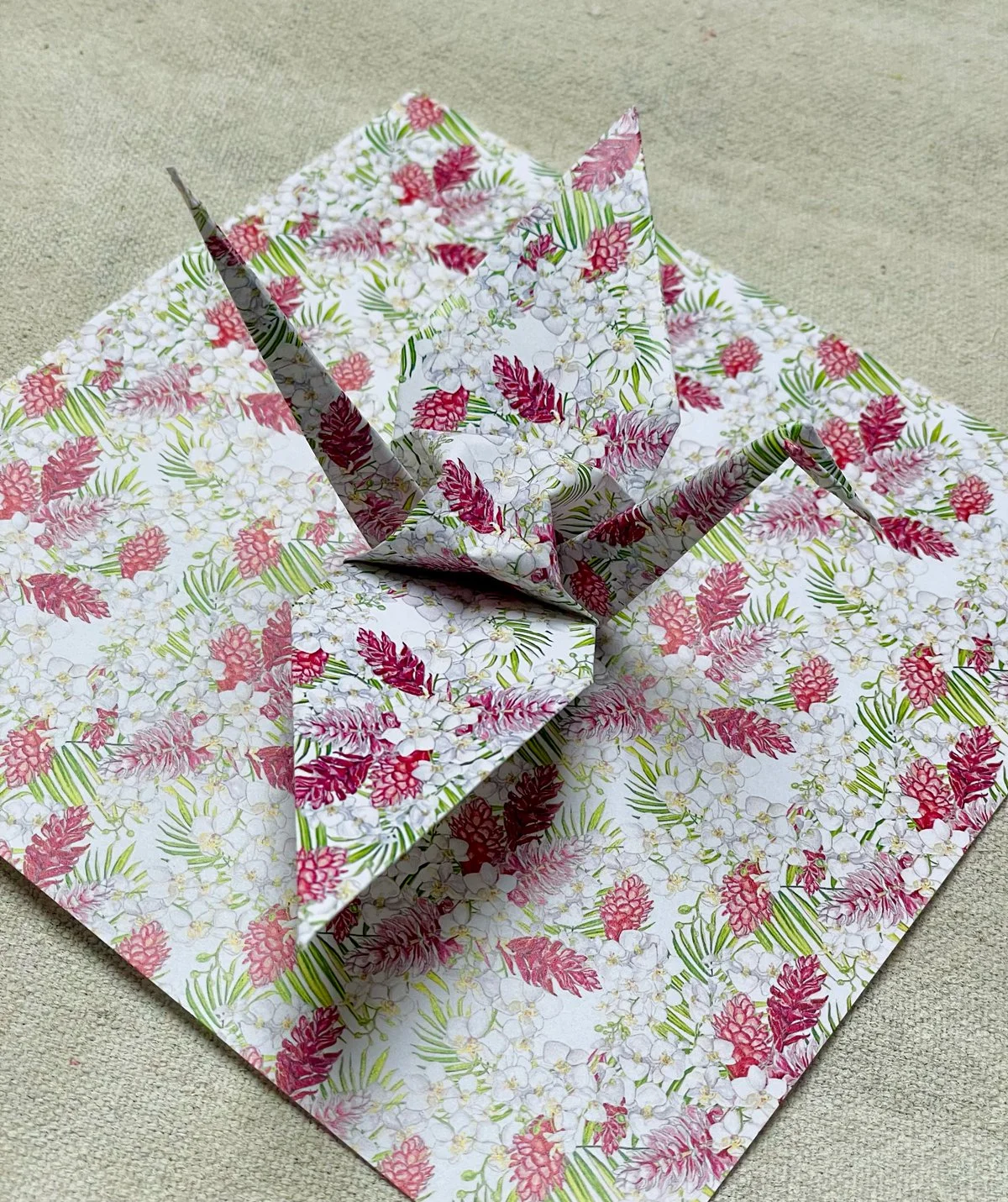 orchid-ginger-origami-crane.jpg