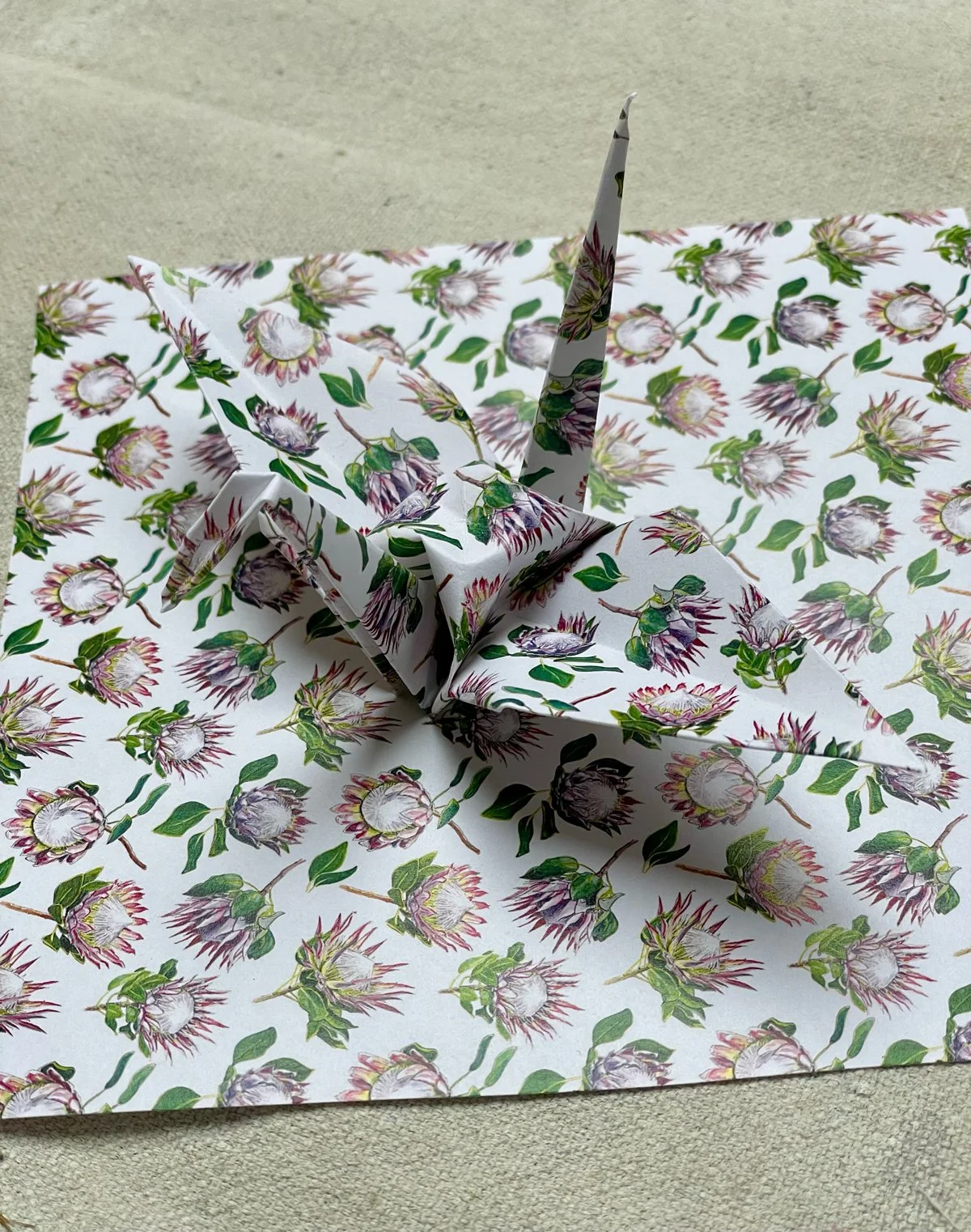 protea-origami-crane.jpg