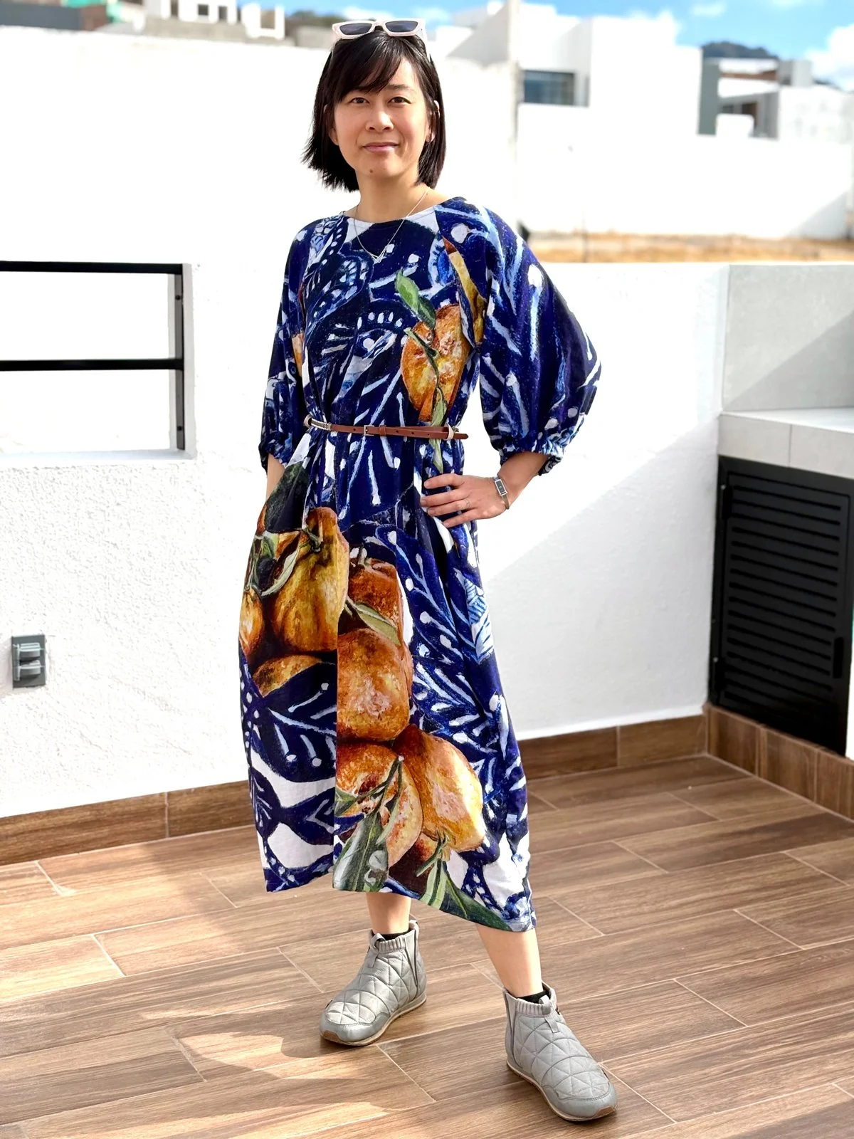 Sweet Summer Blues Textile (Fabric by the Yard)  Julia Allisson Cost