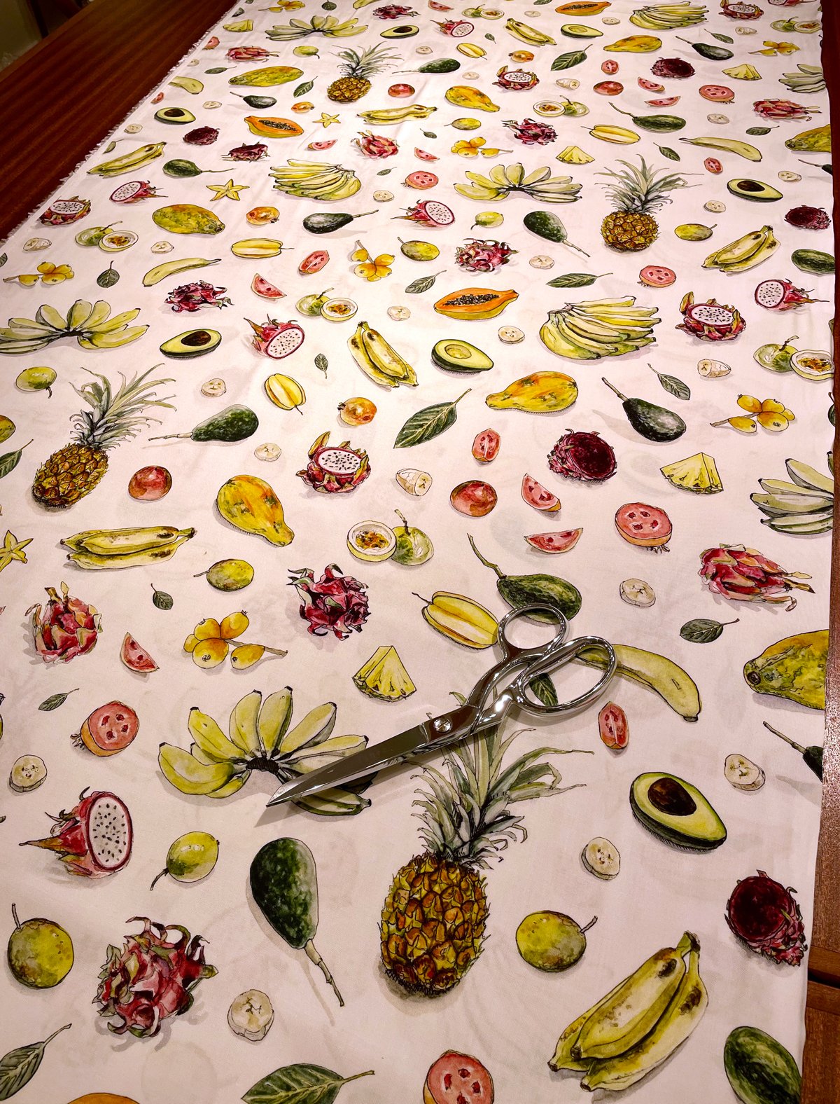 Tropical Fruit Textile (Fabric by the Yard)