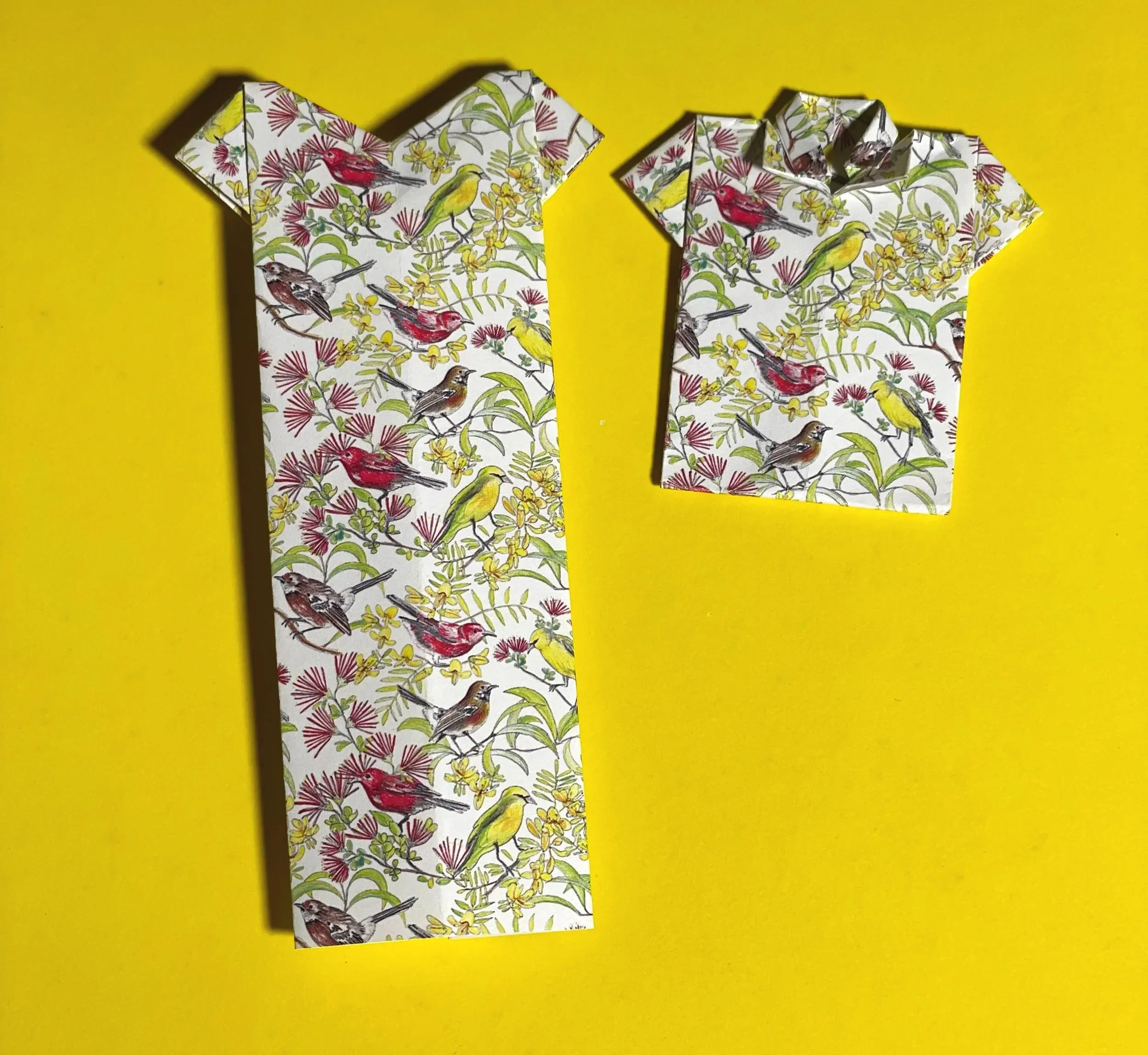 Origami Mu'umu'u &amp; Aloha Shirt Instructions