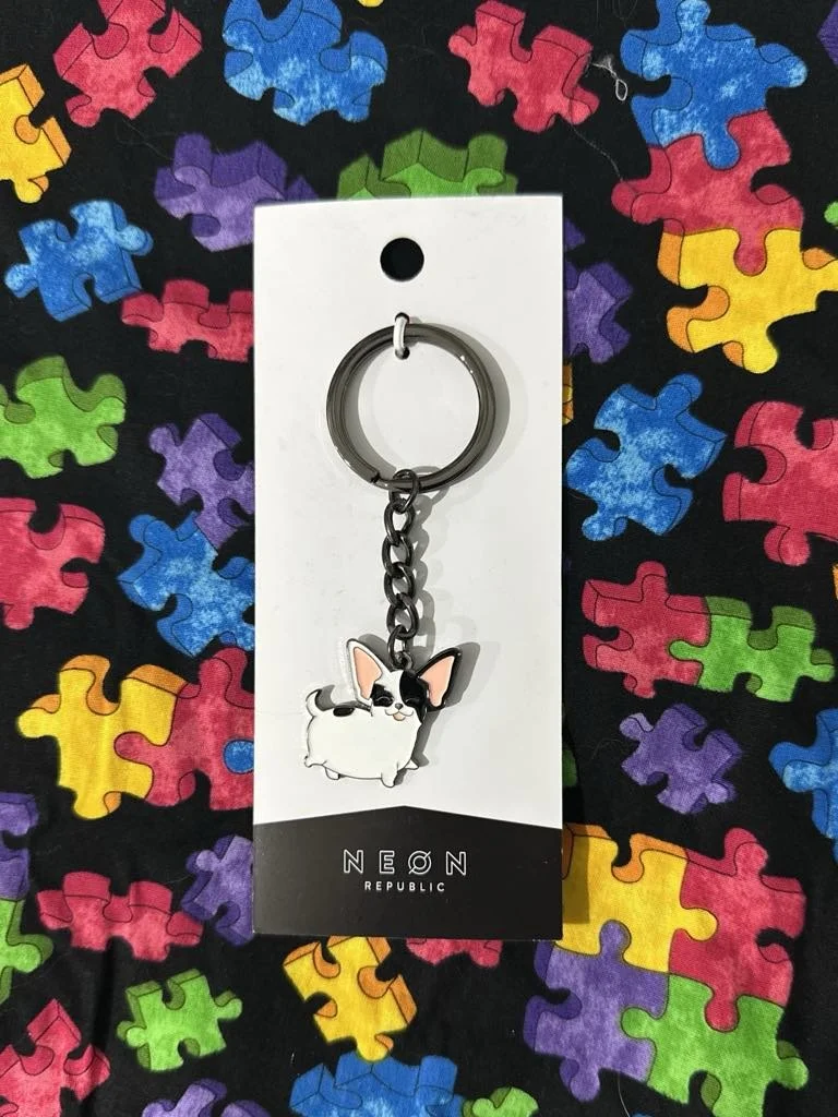 Chi Keyring White Black.jfif
