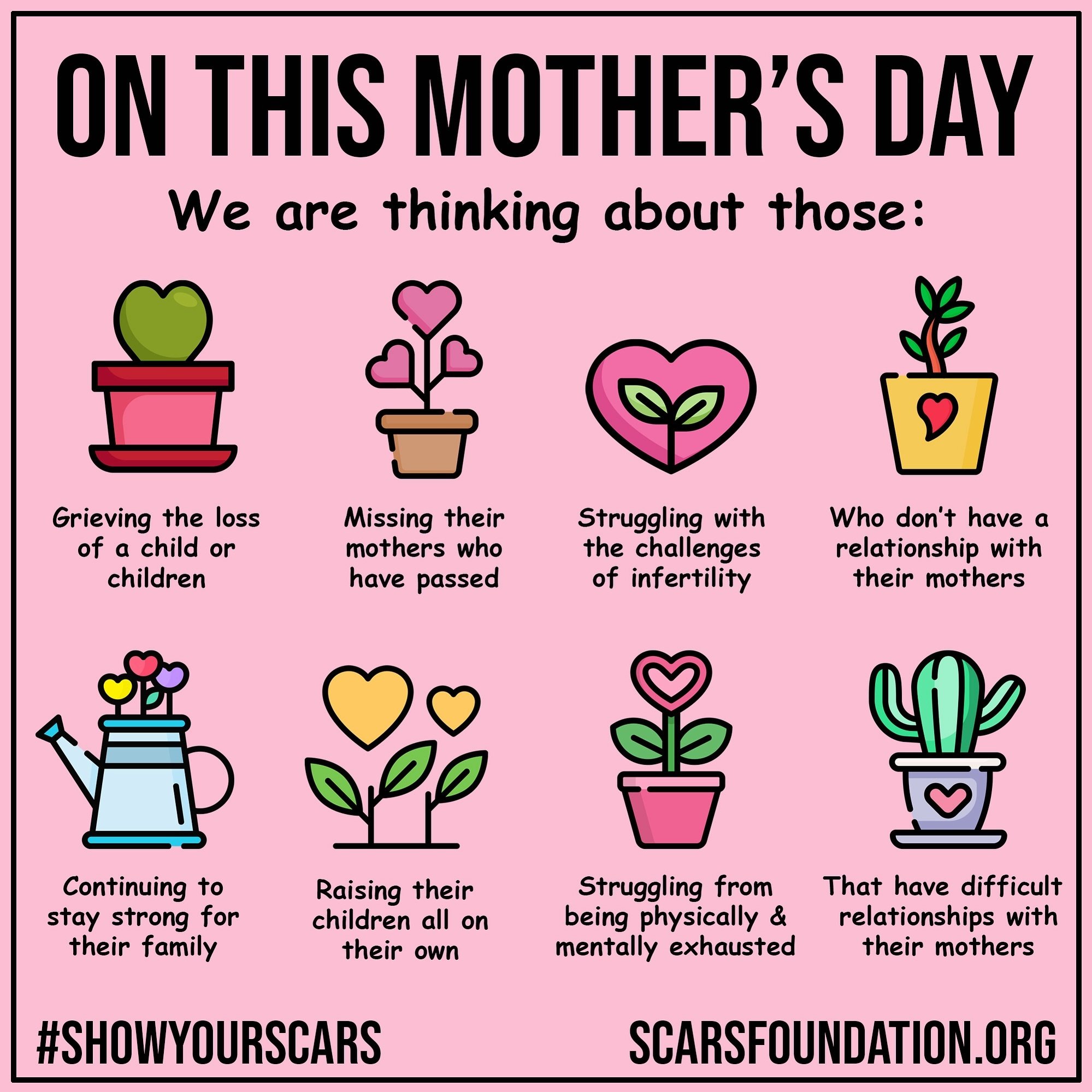 To our Scars Family on this Mother&rsquo;s Day 💗 The Scars Foundation

#mothersday #mentalhealth #mentalhealthawareness #ptsd #scarsstrong #showyourscars  #staystrong #strongmom  #mentalwellness #depression #suicideprevention #suicideawareness #make