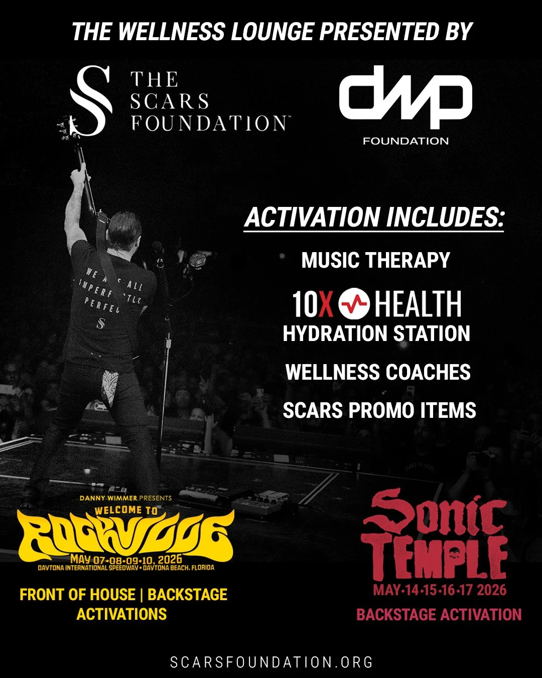 SCARS + DWP WELLNESS LOUNGE FESTIVAL ACTIVATION!