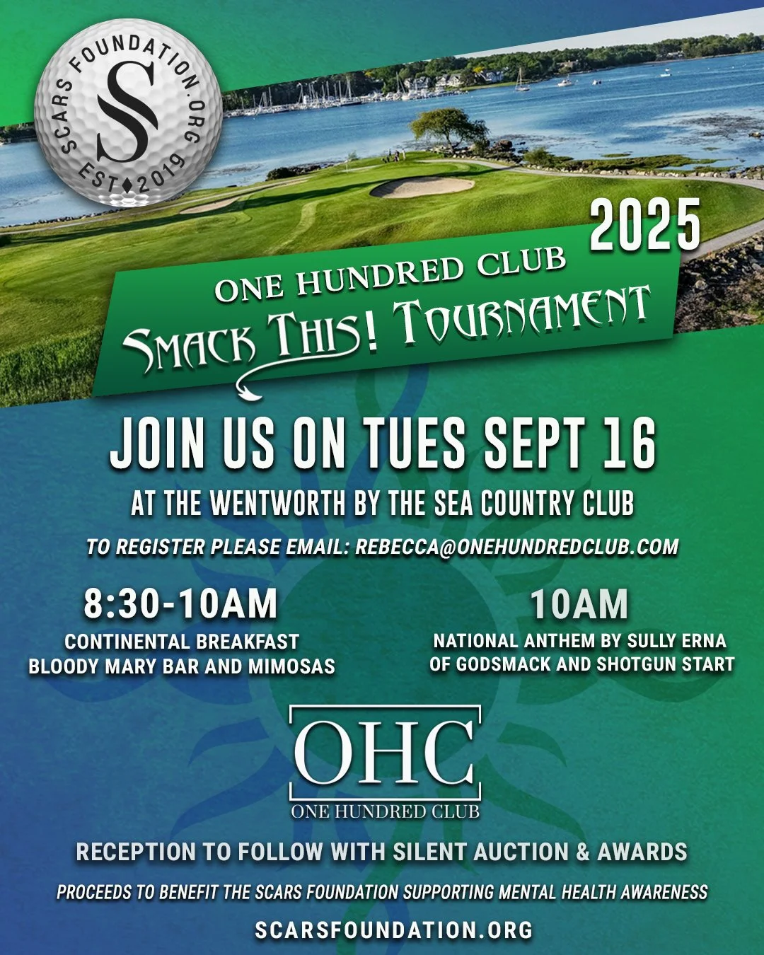 1ST ANNUAL "SMACK THIS! SCRAMBLE" TO BENEFIT THE SCARS FOUNDATION