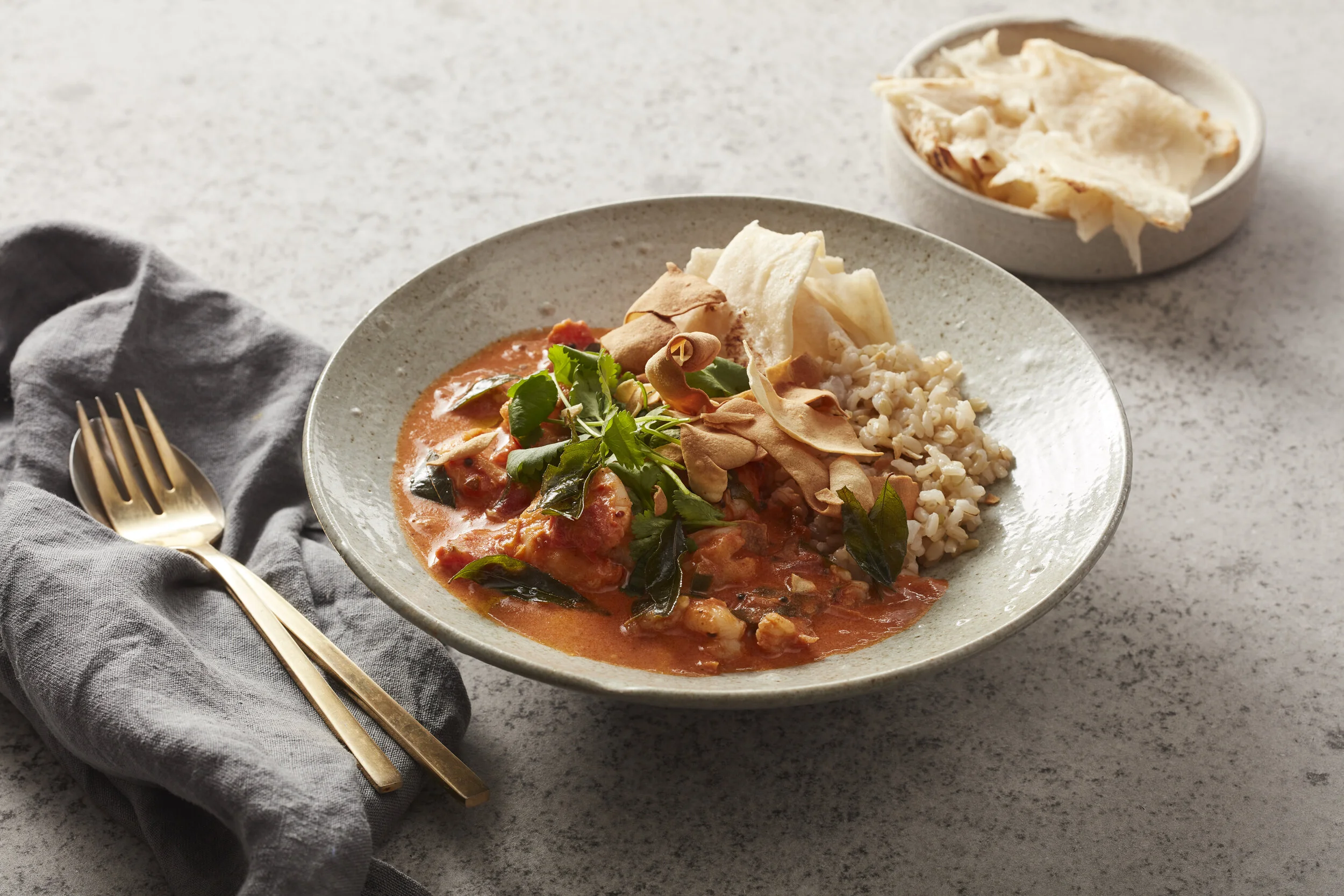 South Indian King Prawn Madras Curry